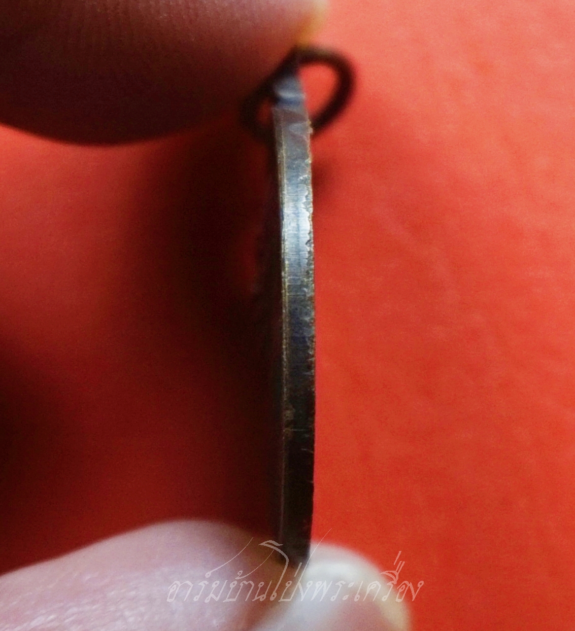 หลวงพ่อผ่อน วัดหนองหญ้าปล้อง เนื้อทองแดงรมดำ(องค์ที่8)