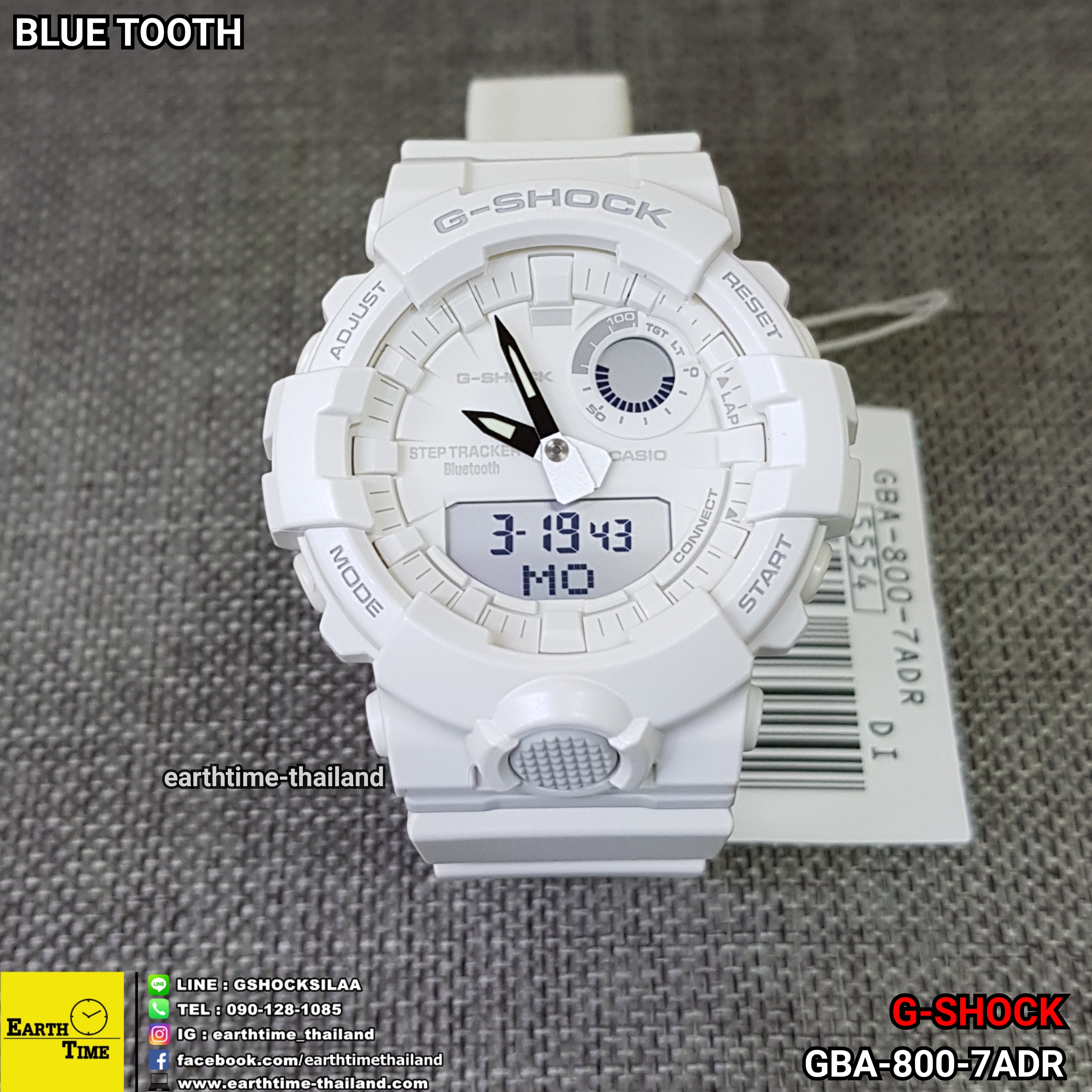 G-Shock Step Tracker and Bluetooth ของใหม่แท้100% รับประกัน 1 ปี รุ่น GBA-800-7ADR