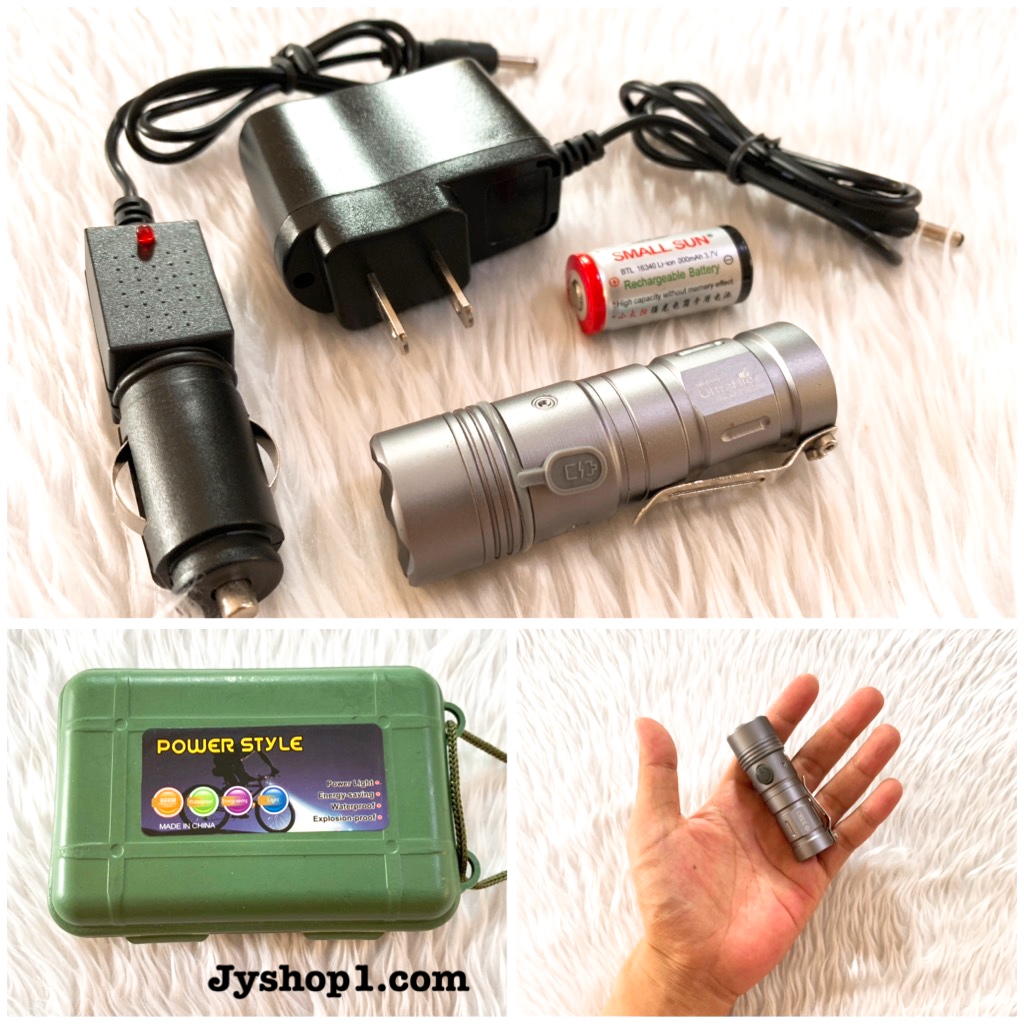 ไฟฉาย ไฟฉายชาร์จไฟ Ultrafire HR-R828