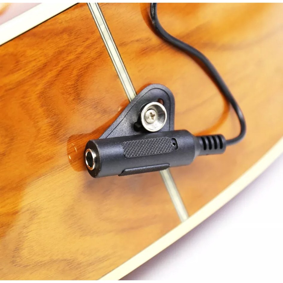 Flanger รุ่น FP-02 ปิ๊กอัพกีต้าร์โปร่ง Pickup guitar สีไม้ธรรมชาติ