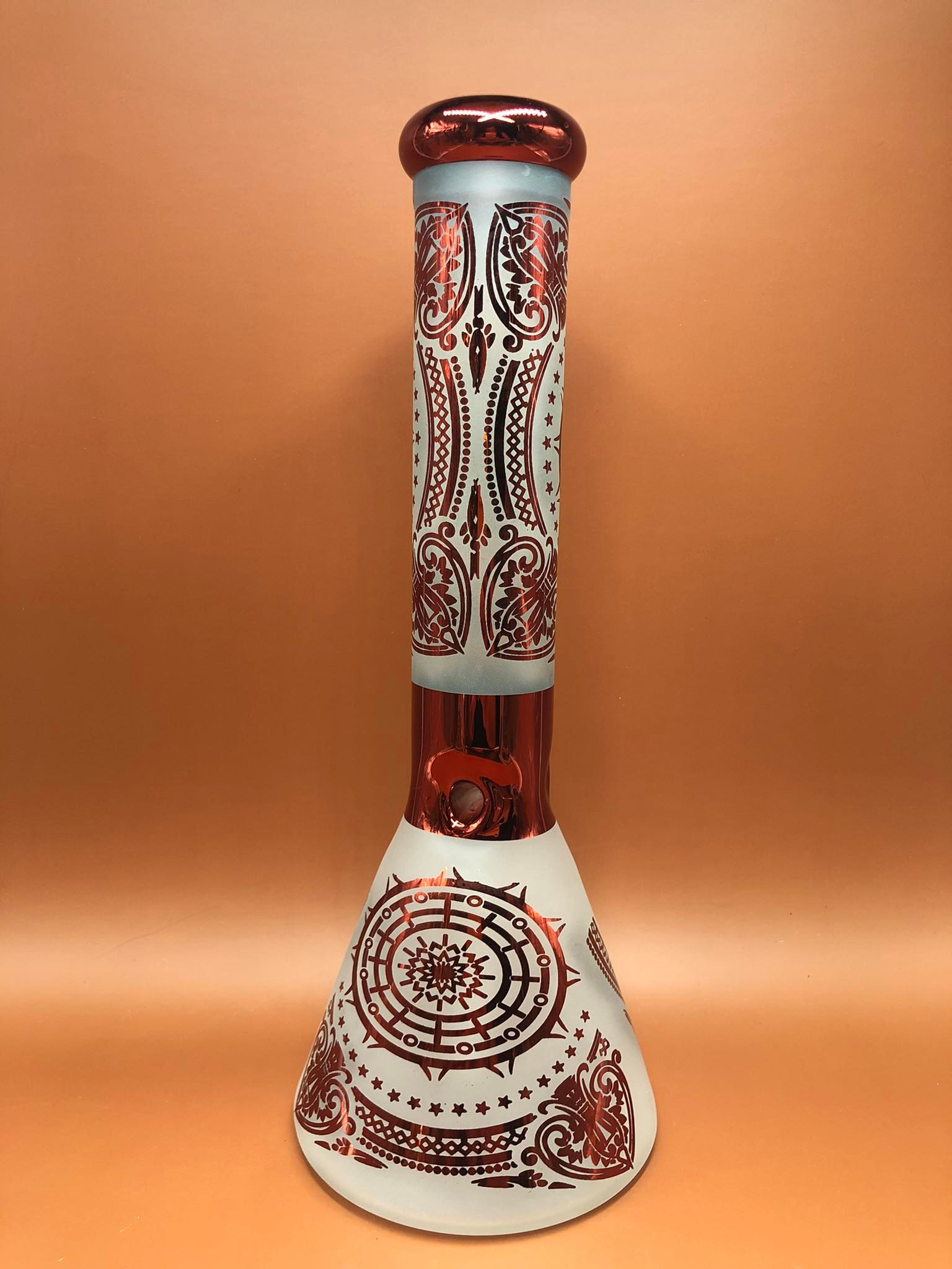 Sun Star Glass Bong (Red)
