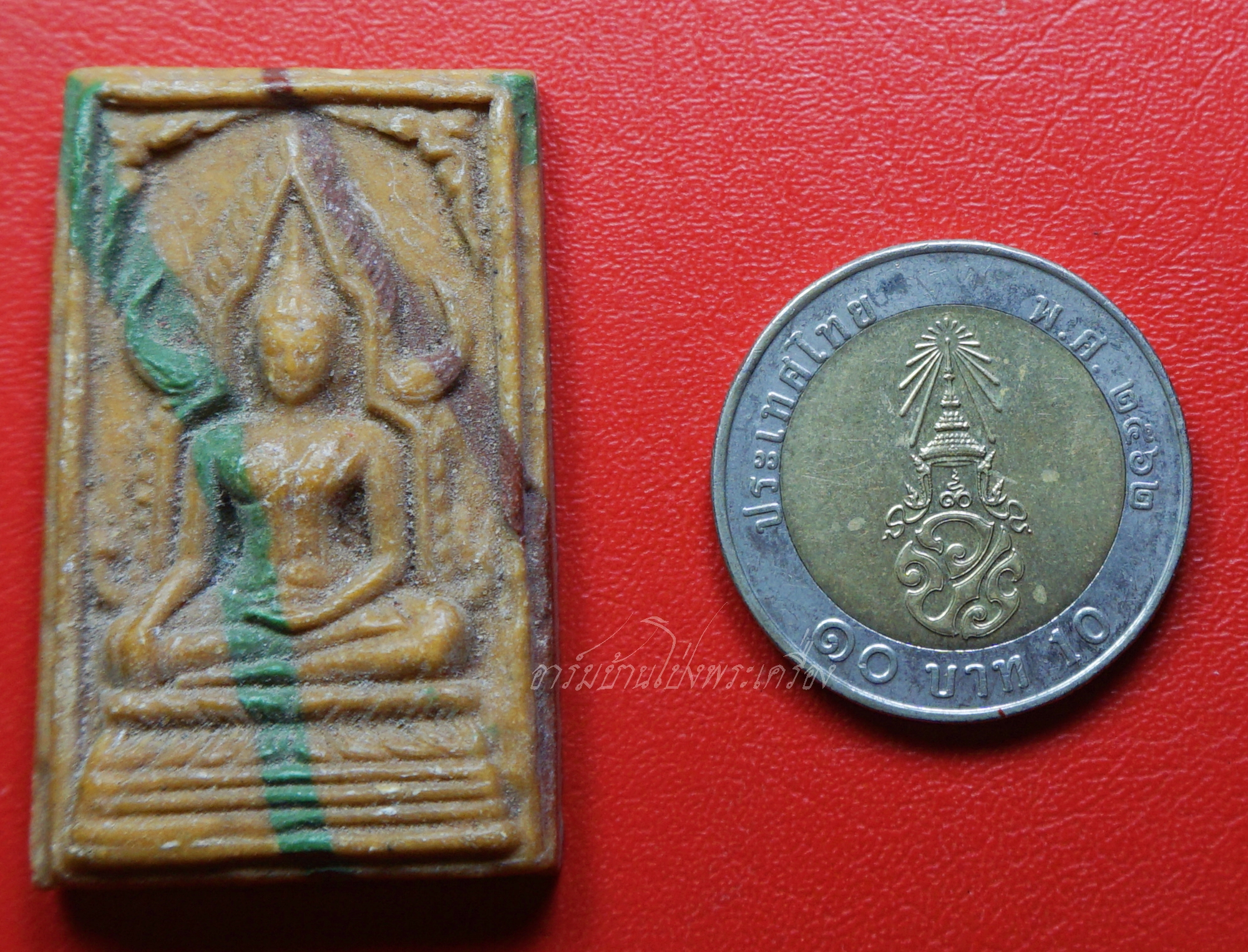 พระพุทธชินราช สายรุ้ง วัดถ้ำสาริกา เนื้อผงเทียนชัย(องค์ที่5)