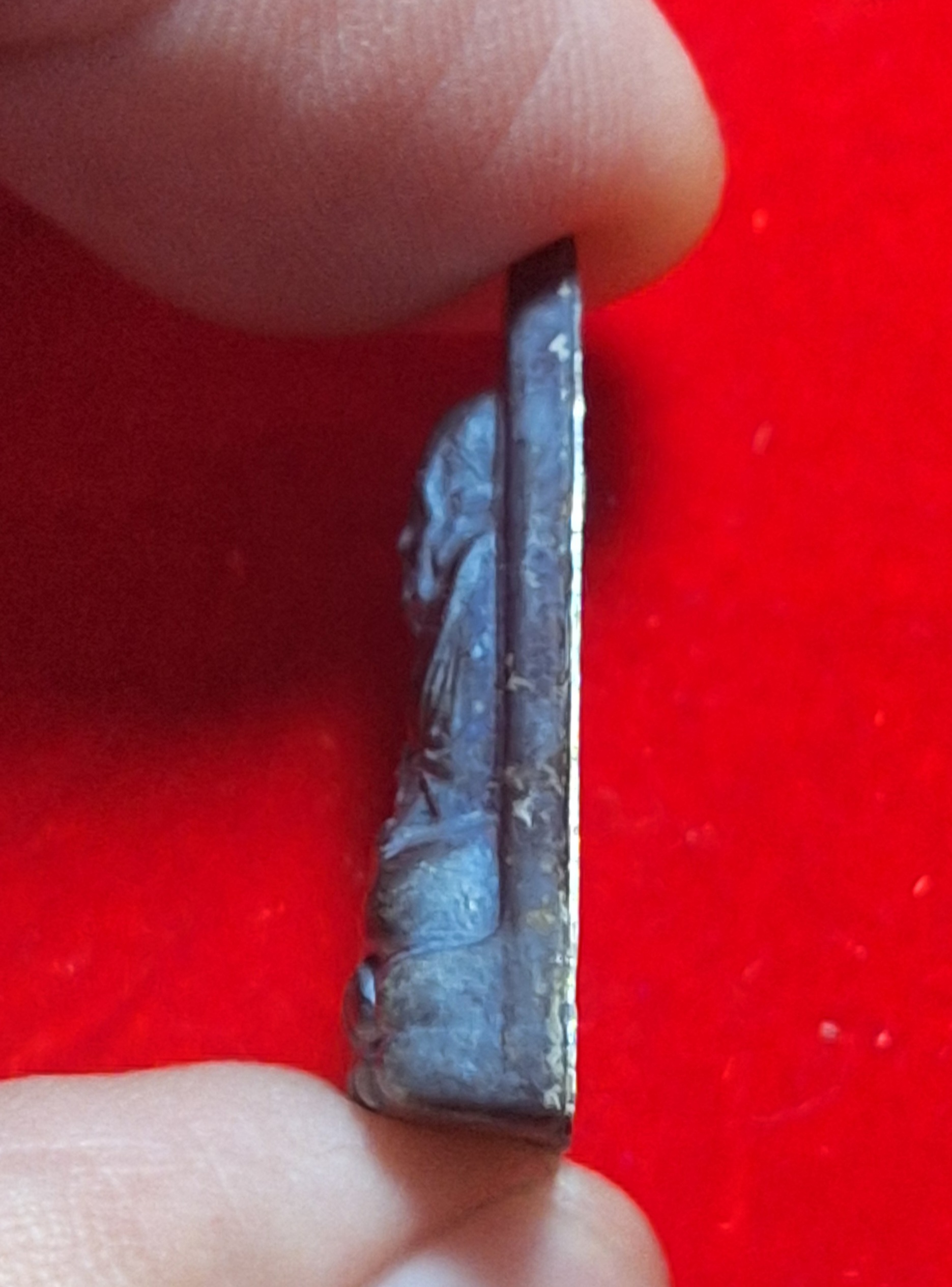 หลวงปู่ทวด หน้ากากเงิน หลังอุดผง รุ่น 3 เด้ง 6 รอบ พ่อท่านฉิ้น โชติโก ปี๒๕๔๐(องค์ที่1)