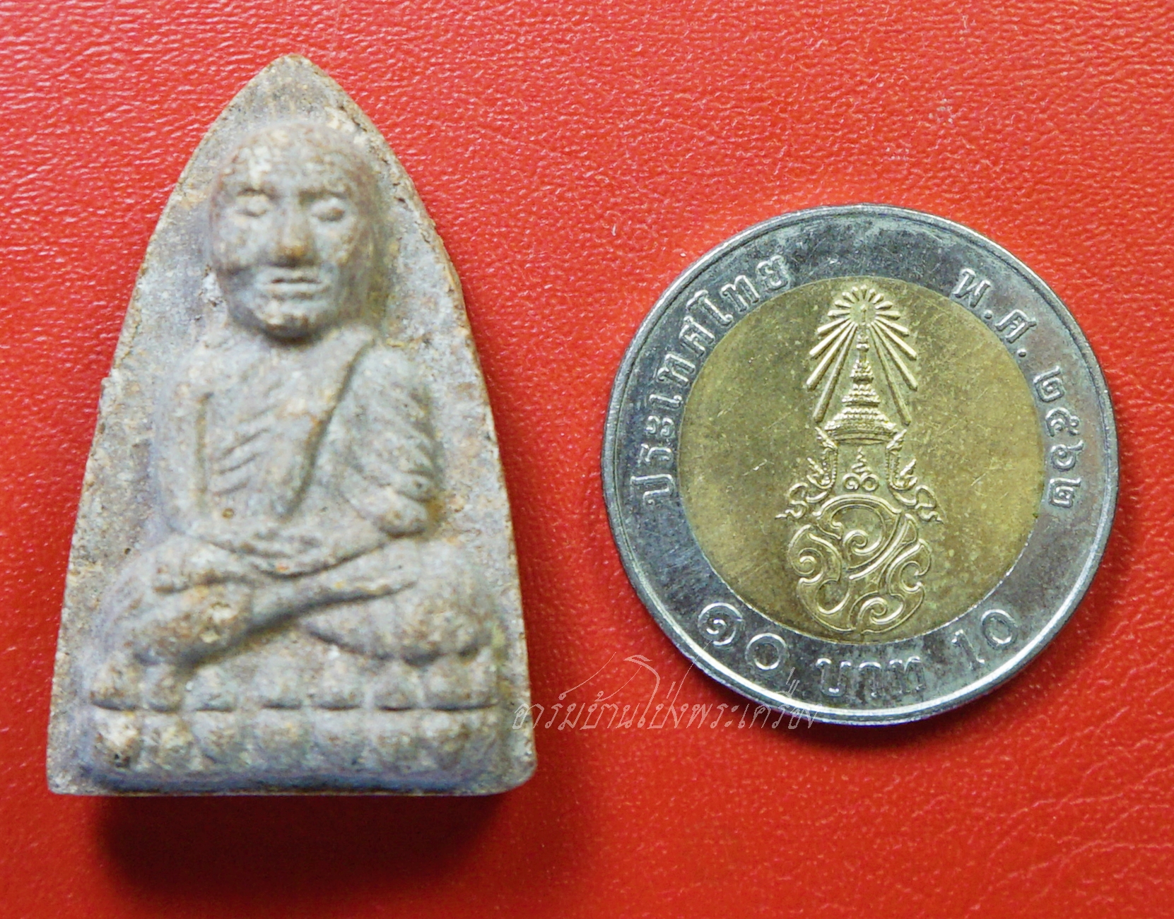 หลวงปู่ทวด ออกวัดสระพัง จ.นครปฐม หลวงปูแผ้วปลุกเสก เนื้อผง(องค์ที่2)