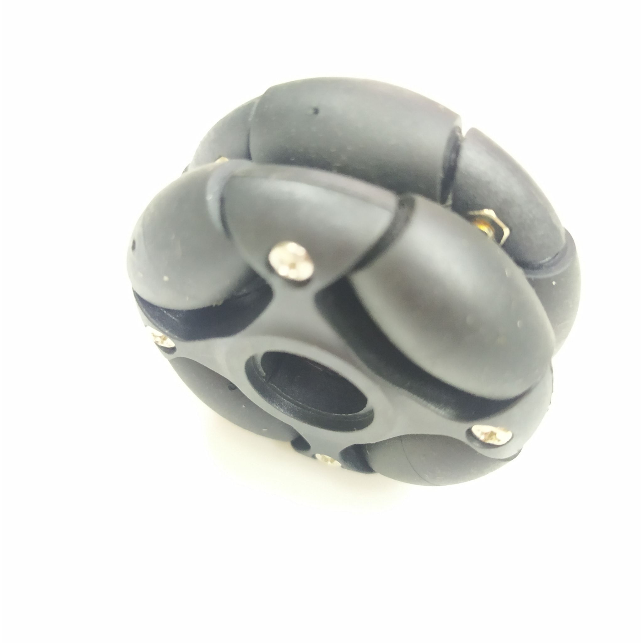 ล้อโอมนิ (omni wheel) ขนาด 47x23mm รูใน12mm (แบบไม่มีคัปปิ้ง)
