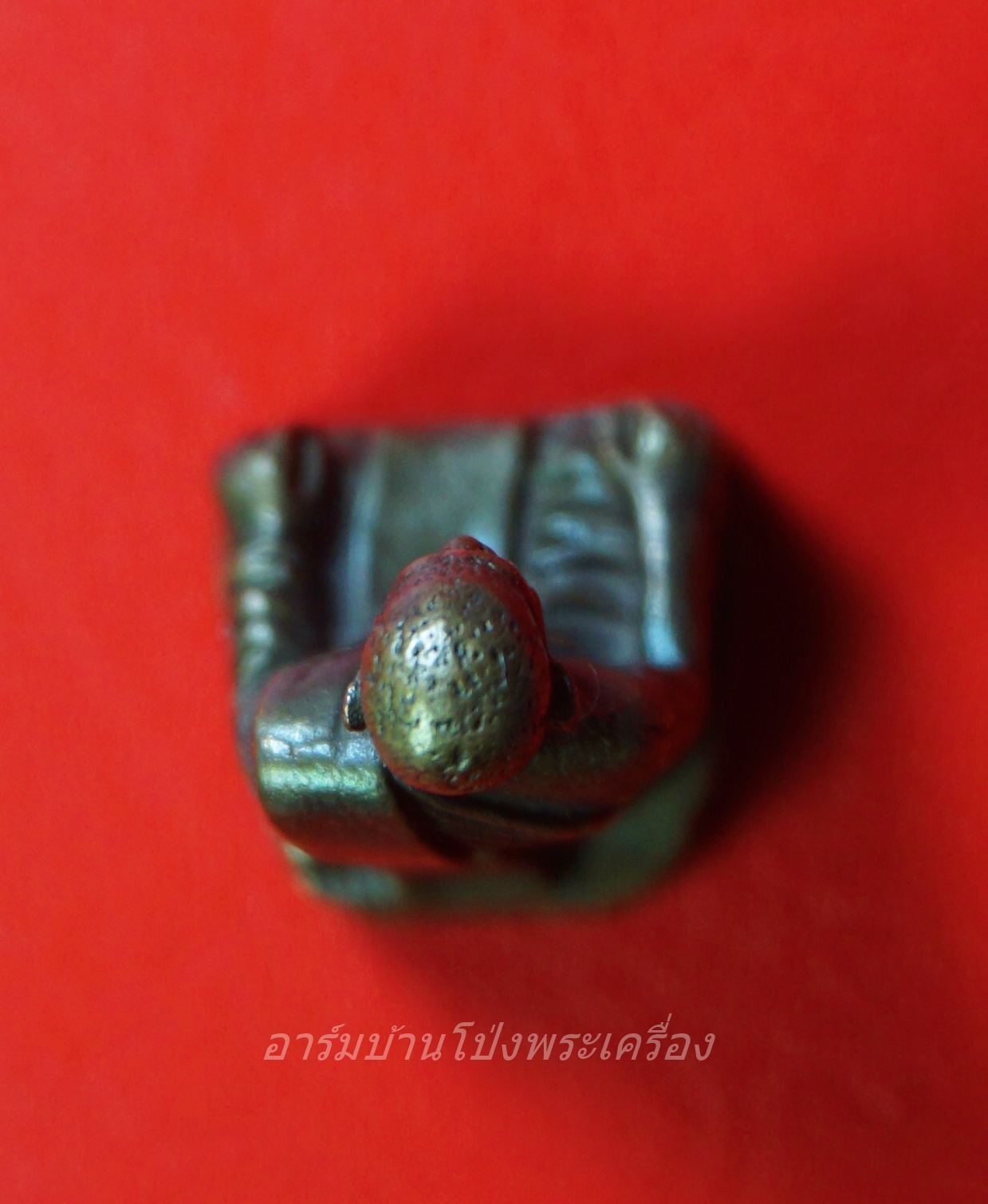 หลวงปู่แผ้ว วัดกำแพงแสน รูปหล่อ รุ่นสอง รัดประคต เนื้อฝาบาตร(องค์ที่1)