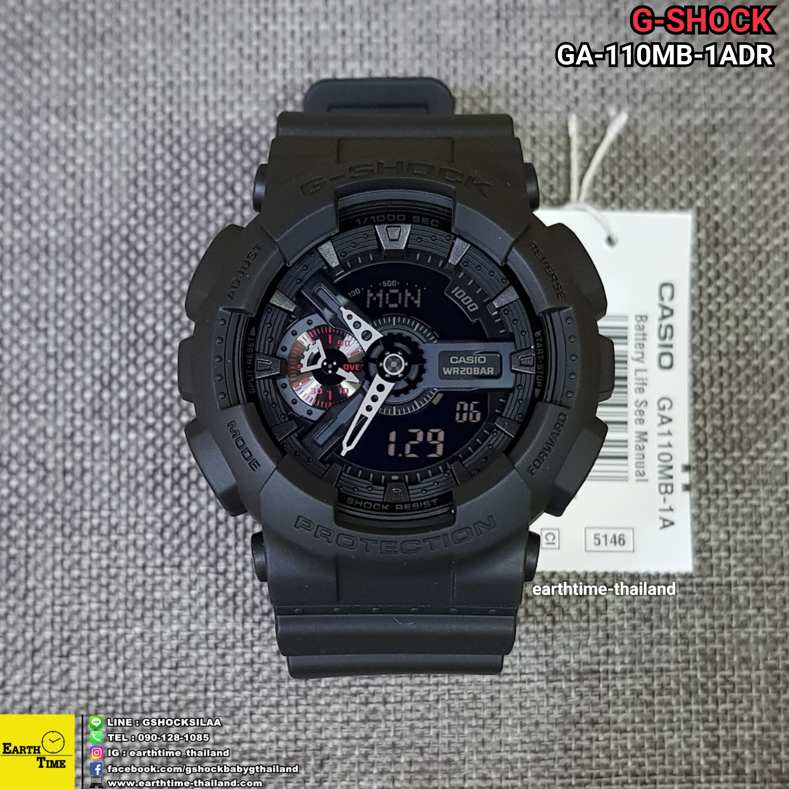 G-Shock ของใหม่แท้100% รับประกัน 1 ปี GA-110MB-1ADR