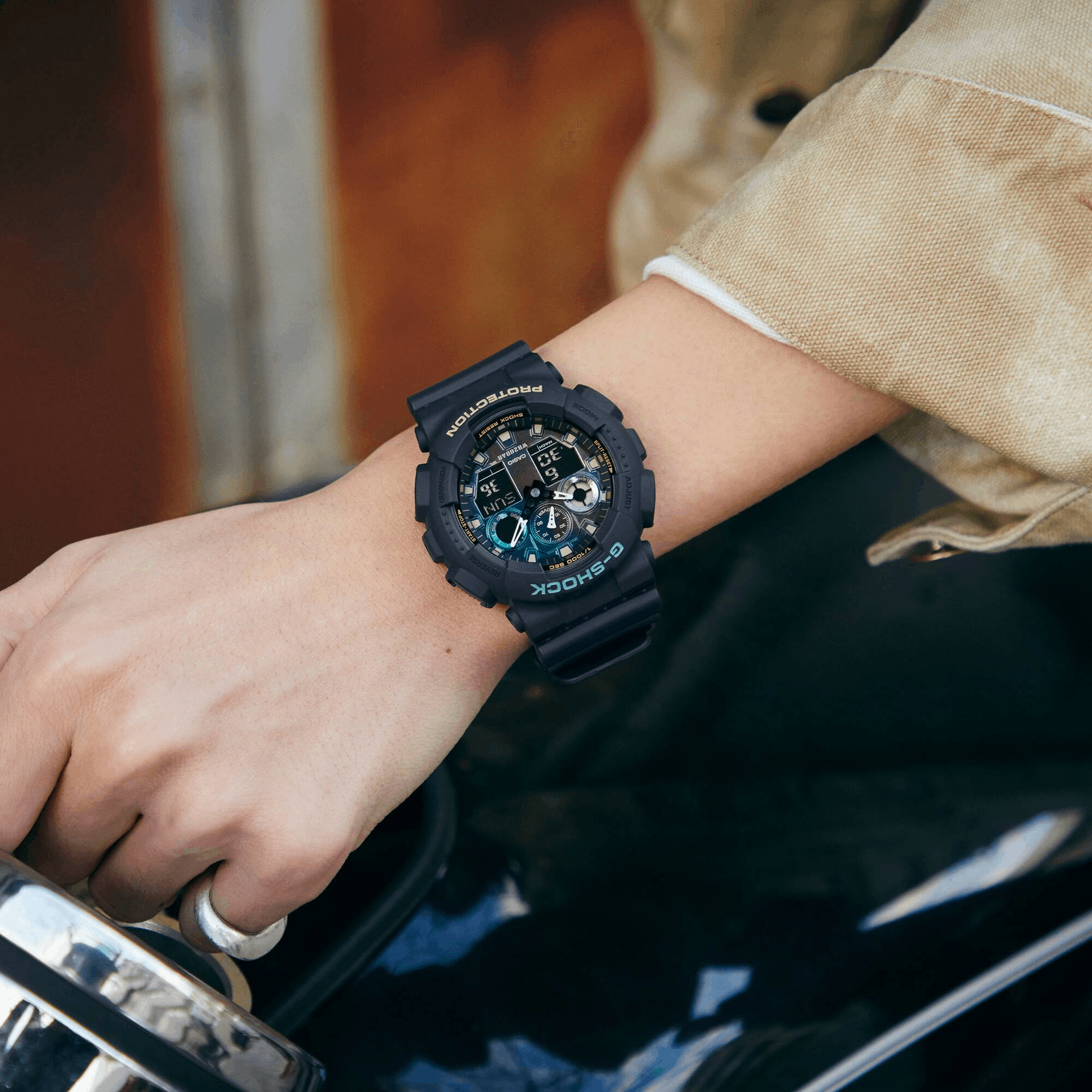 GA-100RC-1A l Teal and Brown Rust Series l G-SHOCK