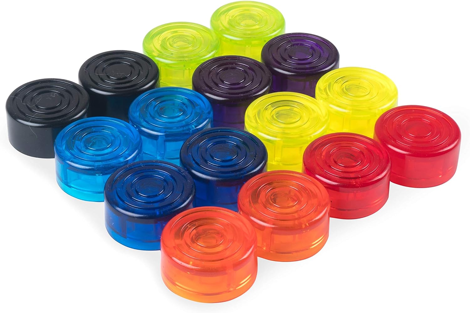 ฝาครอบเอฟเฟค จุกครอบเอฟเฟค (1ชิ้น) คละสี วัสดุของแรง Foot Switch Topper จุกเอฟเฟค - มีปลายทาง