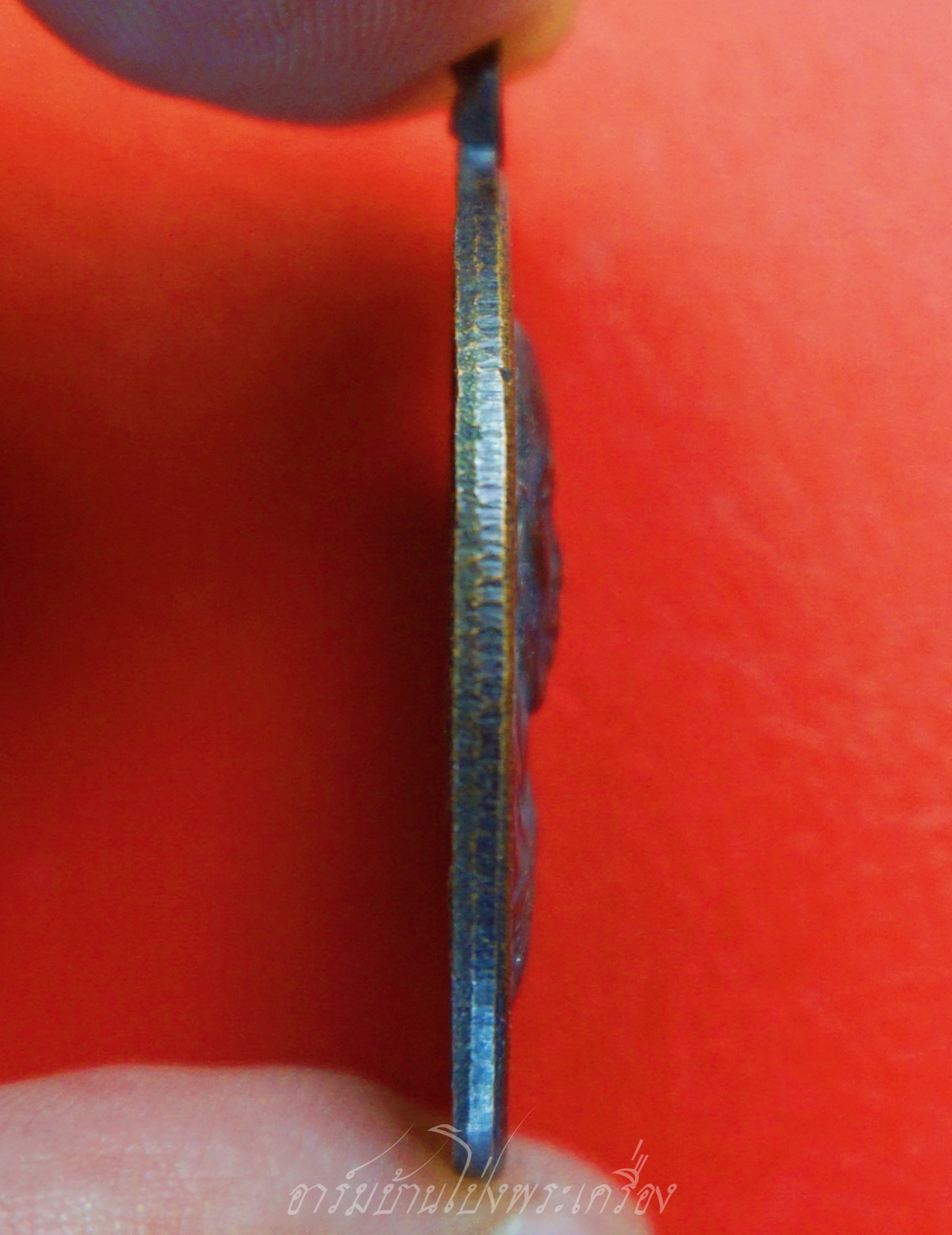 พระอาจารย์สมบูรณ์ วัดป่าพุทธิคุณหนองแหน จ.ยโสธร รุ่น๑ ปี๒๕๔๐ เนื้อทองแดงรมดำ(องค์ที่1)