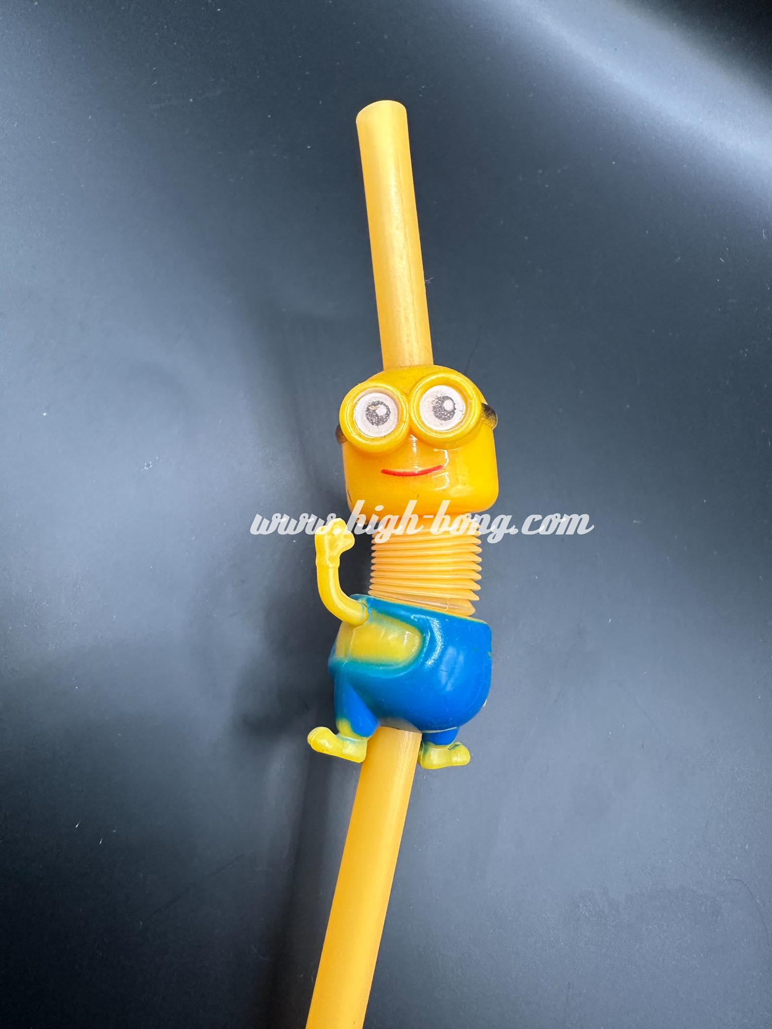 หลอดยืดหยุ่นหักงอได้ลายการ์ตูน(22 cm.)