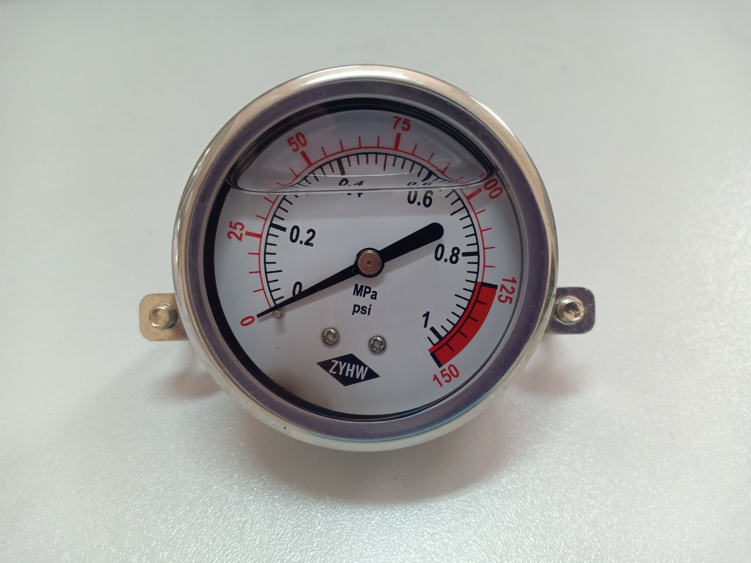 Pressure Gauge เกจ์วัดแรงดัน 150- PSI ยึดหลัง