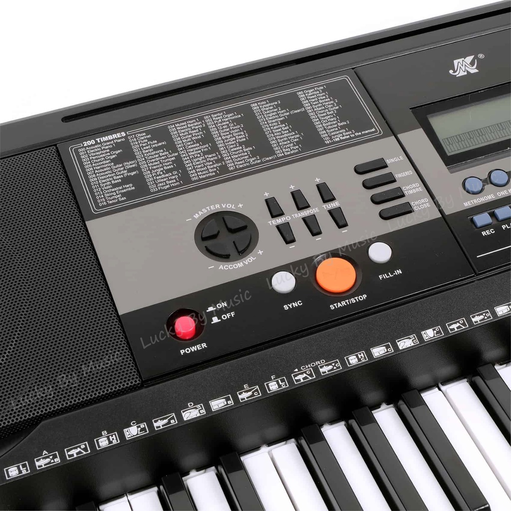 คีย์บอร์ด รุ่น MK-809 ขนาด 61 คีย์