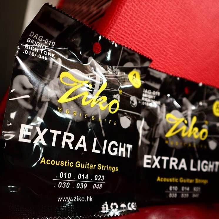 สายกีตาร์โปร่ง Ziko รุ่น DAG-010 เบอร์ 10