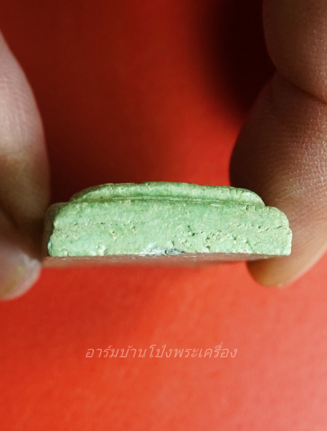 พระแก้วมรกต วัดบ้านโป่ง ปี๒๕๐๙ พิมพ์สี่เหลี่ยม เนื้อเขียว(องค์ที่1)