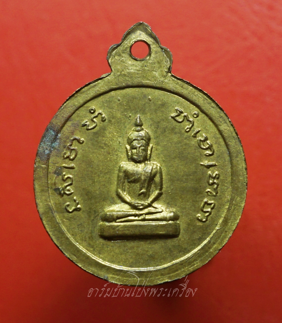 หลวงพ่อพุฒ วัดสว่าง จ.อ่างทอง เนื้อฝาบาตร(องค์ที่1)