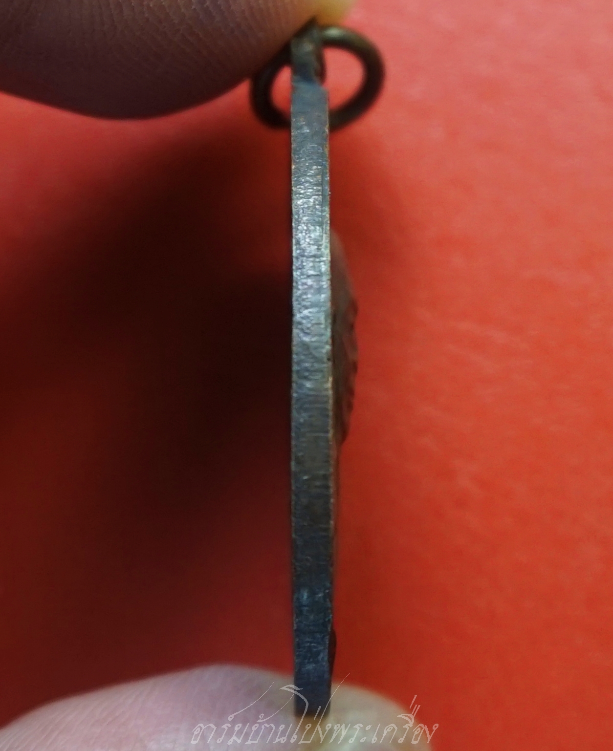 หลวงปู่บุญ วัดวังมะนาว ปี๒๕๑๘ ที่ระลึกในงารสร้างกุฏิ เนื้อทองแดงรมดำ(องค์ที่9)