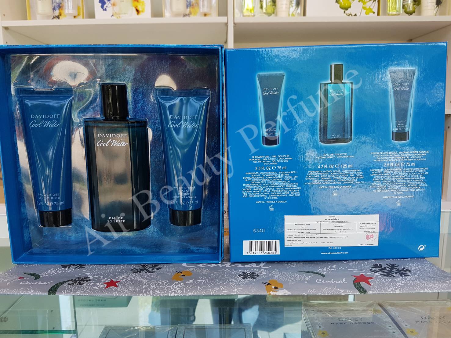 น้ำหอมเซ็ต Davidoff Cool Water Men EDT 125 ml. น้ำหอมแท้ 100%
