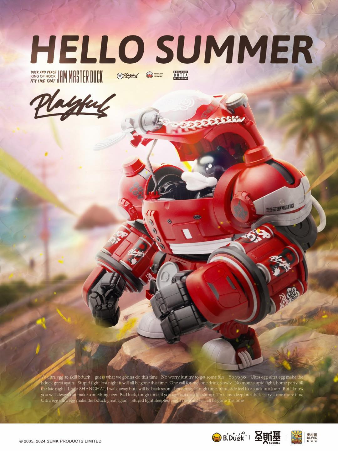 Preorder (SOSKILL) B.Duck HIPHOP DUCK