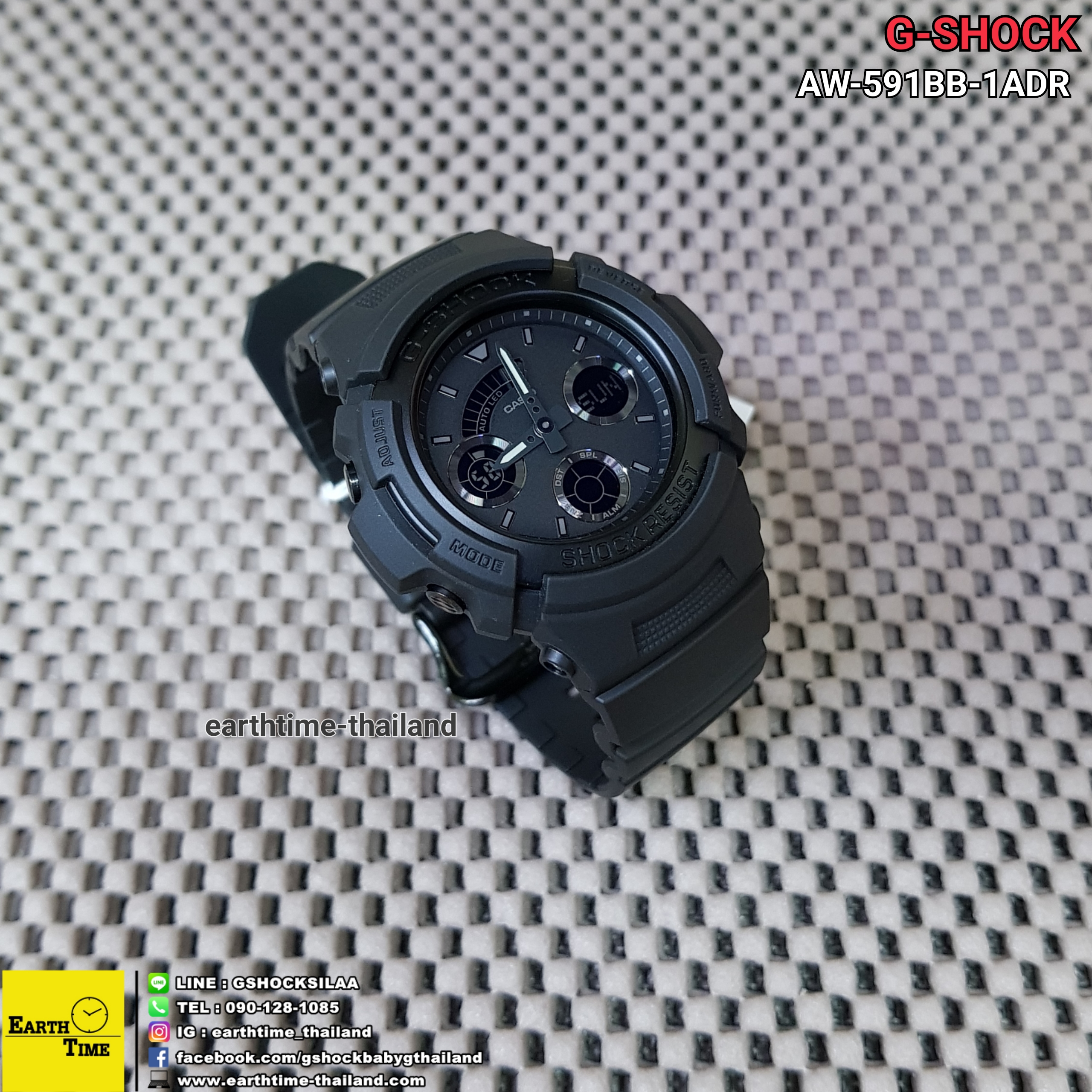 G-Shock ของใหม่แท้ 100% รับประกัน 1 ปี รุ่น AW-591BB-1ADR