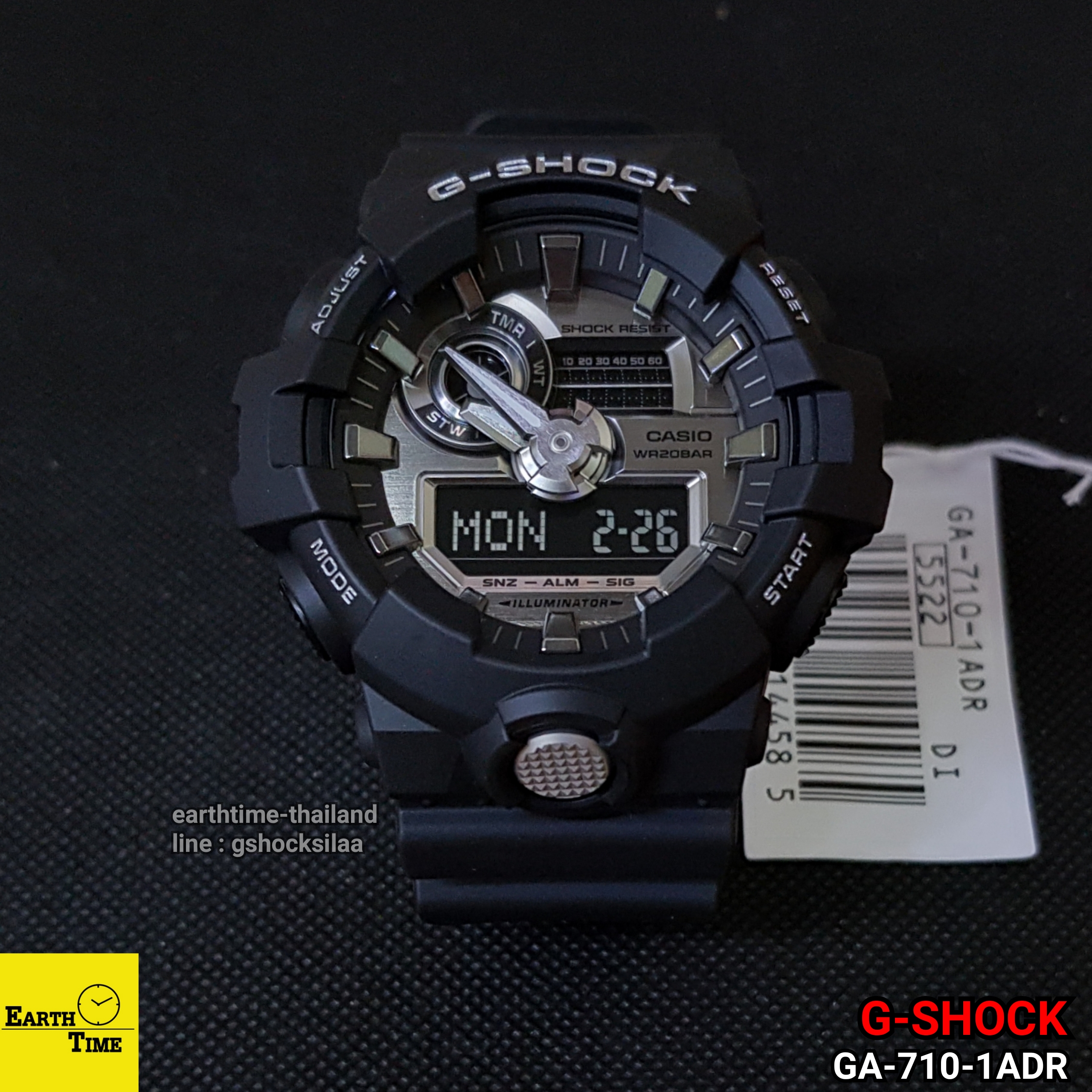 G-Shock ของใหม่แท้100% รับประกัน 1 ปี GA-710-1ADR