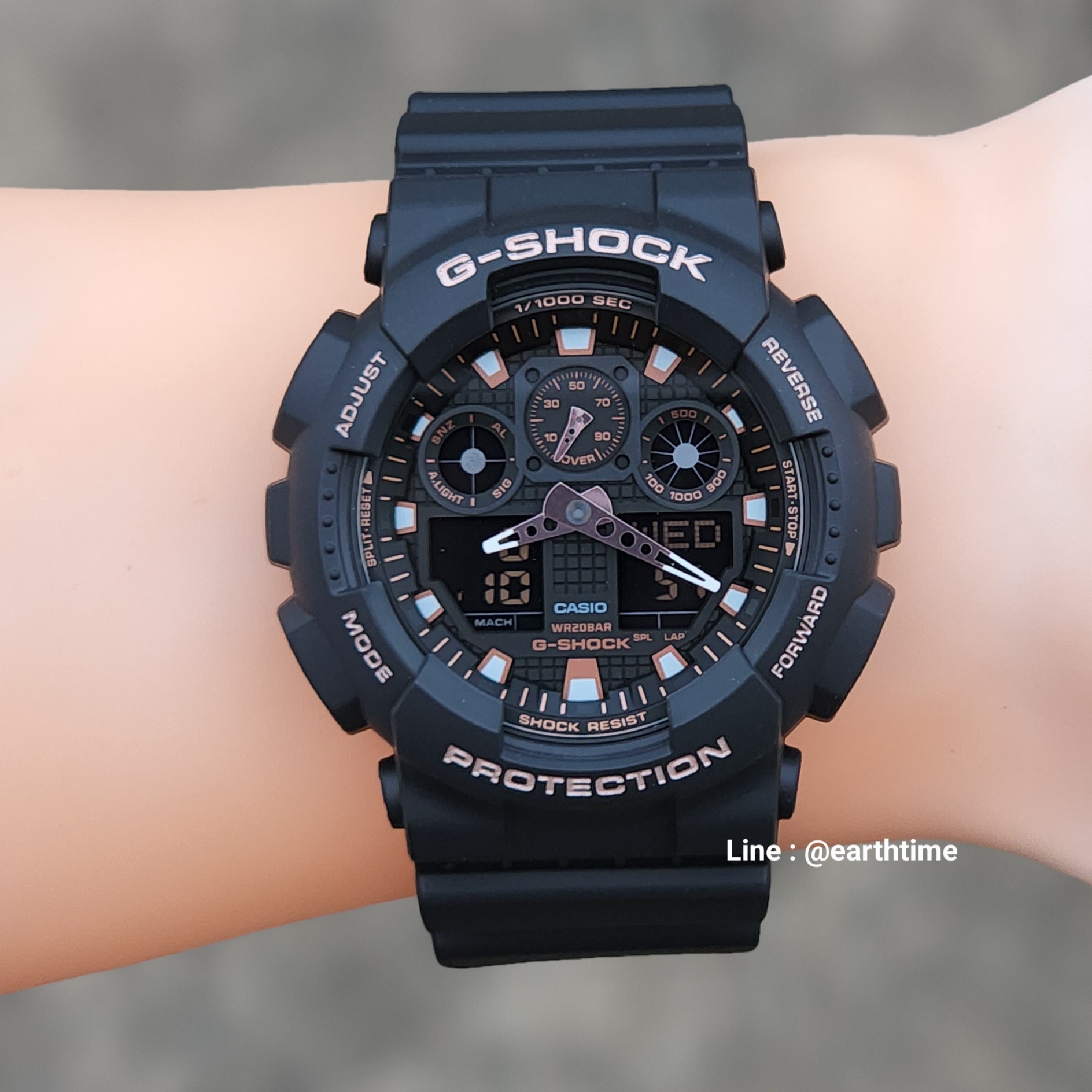 G-Shock รับประกัน 1 ปี รุ่น GA-100GBX-1A4DR