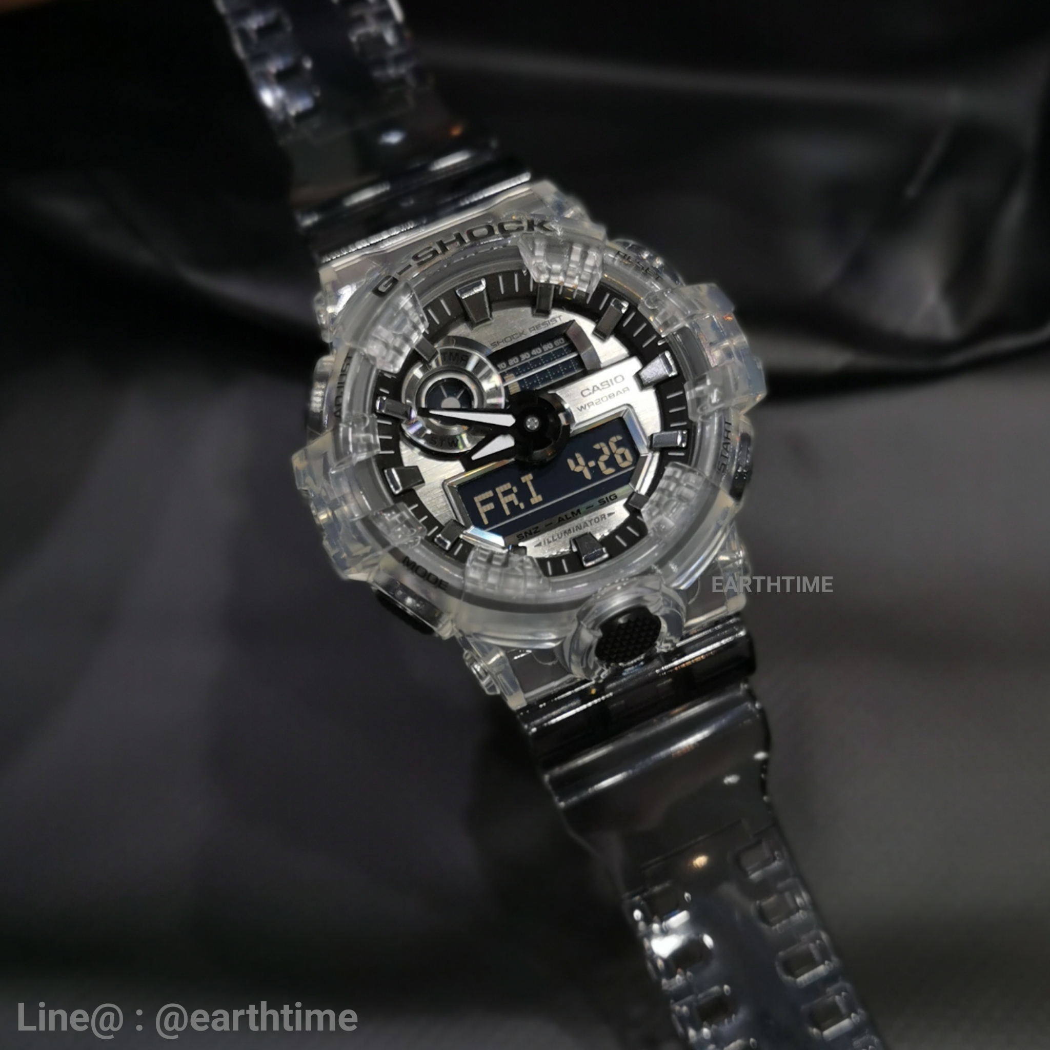 G-Shock Clear Skeleton Series ของใหม่แท้100% รับประกัน 1 ปี รุ่น GA-700SK-1ADR