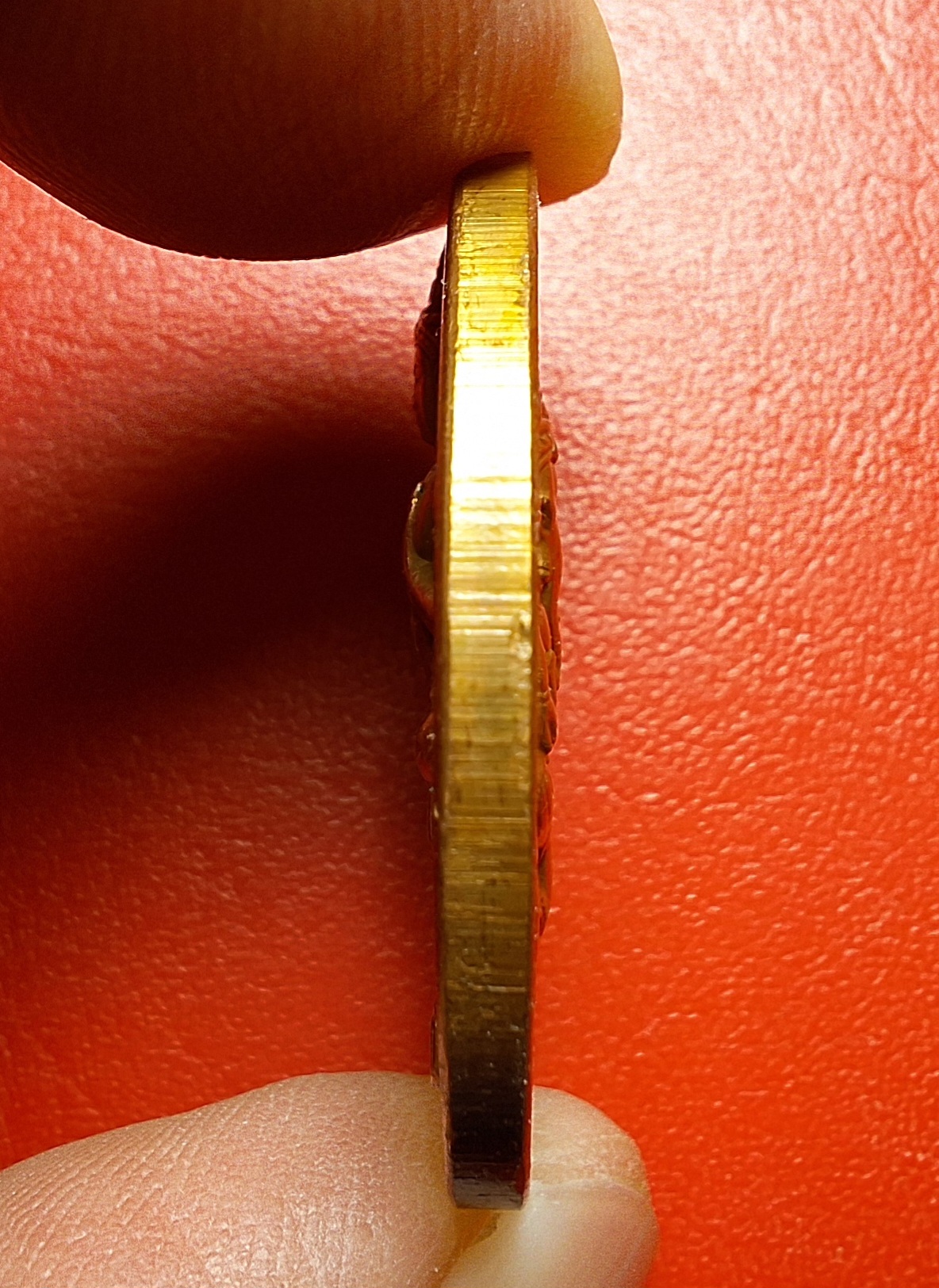 พระวิษณุกรรม หลังพระพิฆเนตร วิทยาลัยอาชีวะศึกษาเชียงใหม่ ๘๒ปี ปี๒๕๕๘ เนื้อทองแดงซาติน(องค์ที่1)