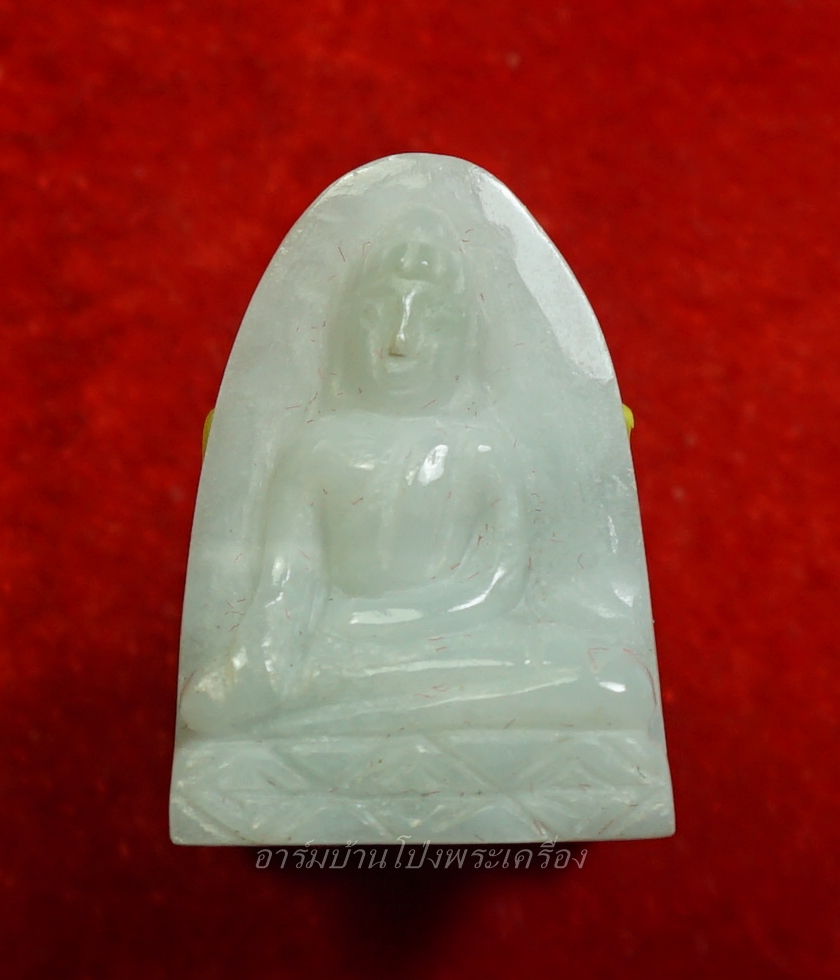 หลวงพ่อขันธ์ วัดพระศรีอารย์ พระหยกขาว พร้อมกล่องเดิม(องค์ที่11)