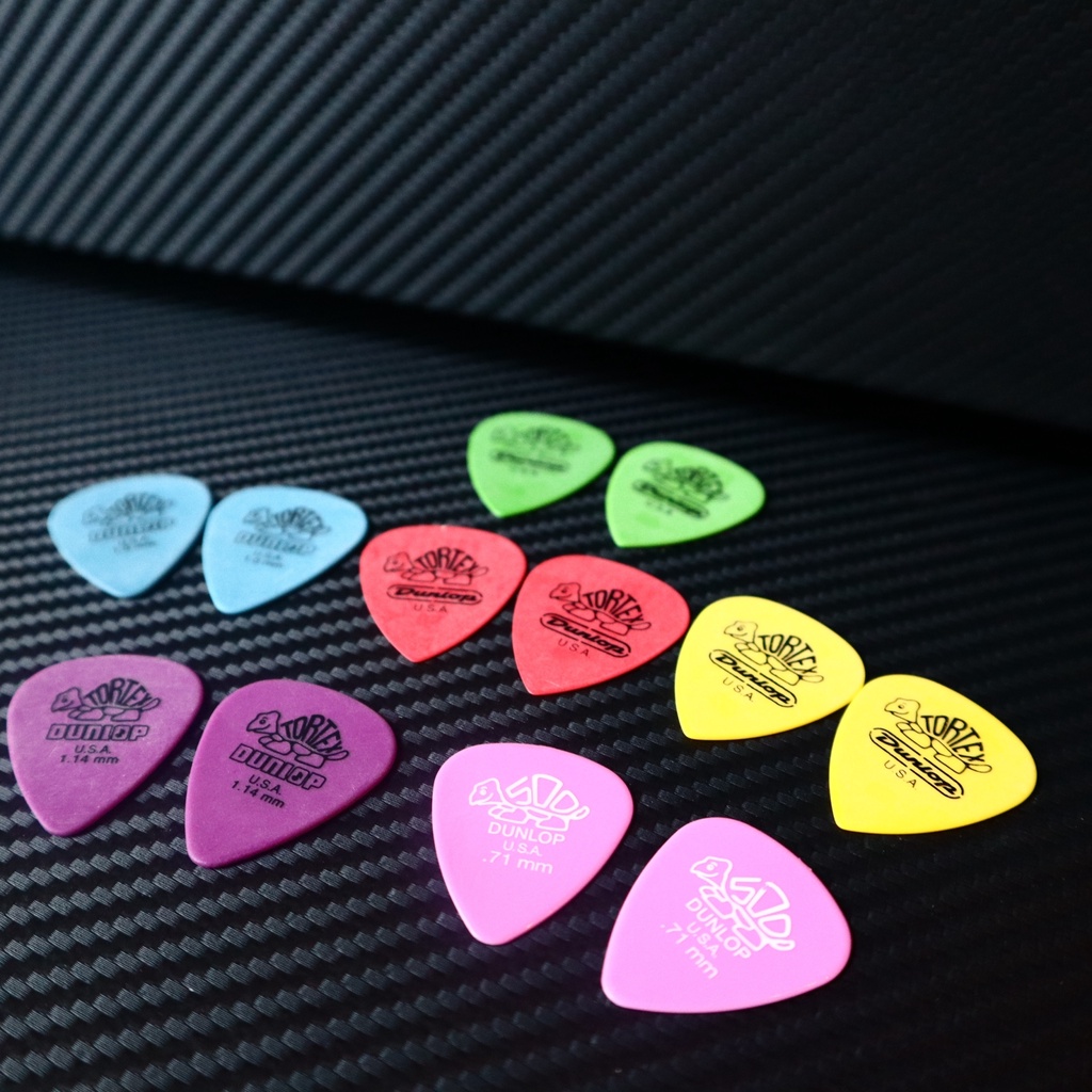 DUNLOP ปิ๊ก JIM TORTEX® STANDARD มีขนาดให้เลือก (ราคา/อัน) / ปิ๊กกีต้าร์ งานคุณภาพ