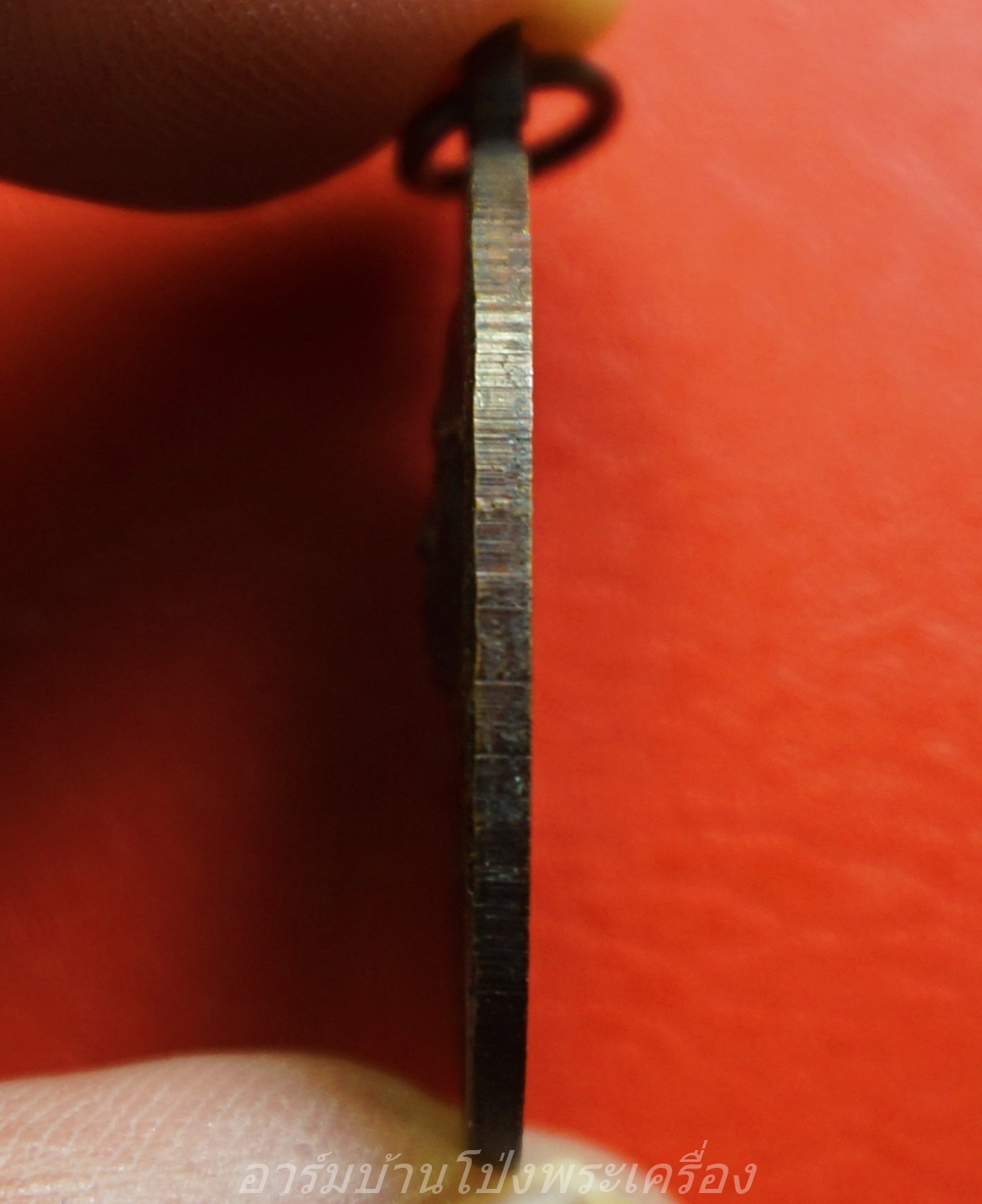 หลวงพ่ออ่อน ถาวริโก (พระครูพิศาลถาวรกิจ) วัดบ้านหม้อ ราชบุรี ปี๒๕๒๑ เนื้อทองแดงรมดำ(องค์ที่1)