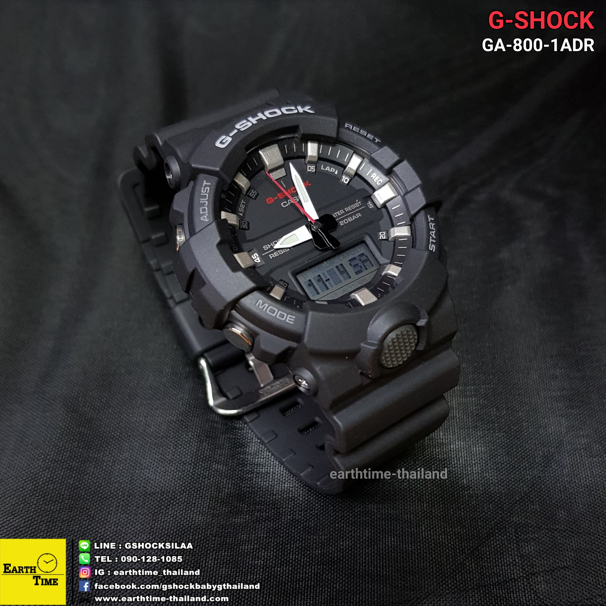 G-Shock GA-800 Series ของใหม่แท้100% รับประกัน 1 ปี รุ่น GA-800-1ADR