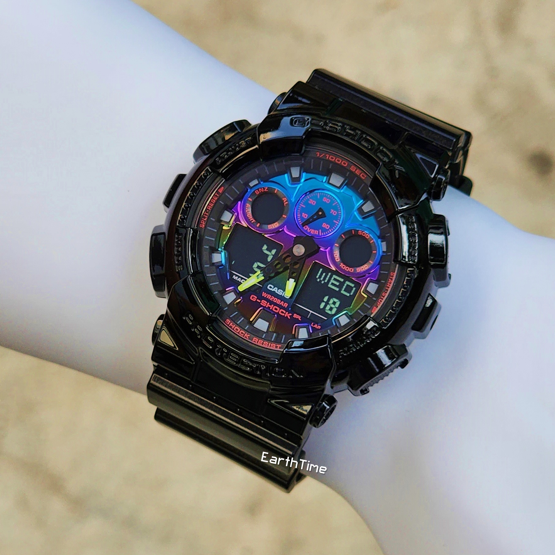 GA-100RGB-1A l Virtual Rainbow Series l G-SHOCK