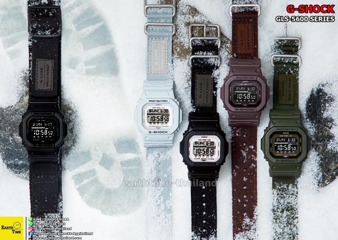 G-Shock G-LIDE GLS-5600 Series ของใหม่แท้100% รับประกัน 1 ปี รุ่น GLS-5600CL-7