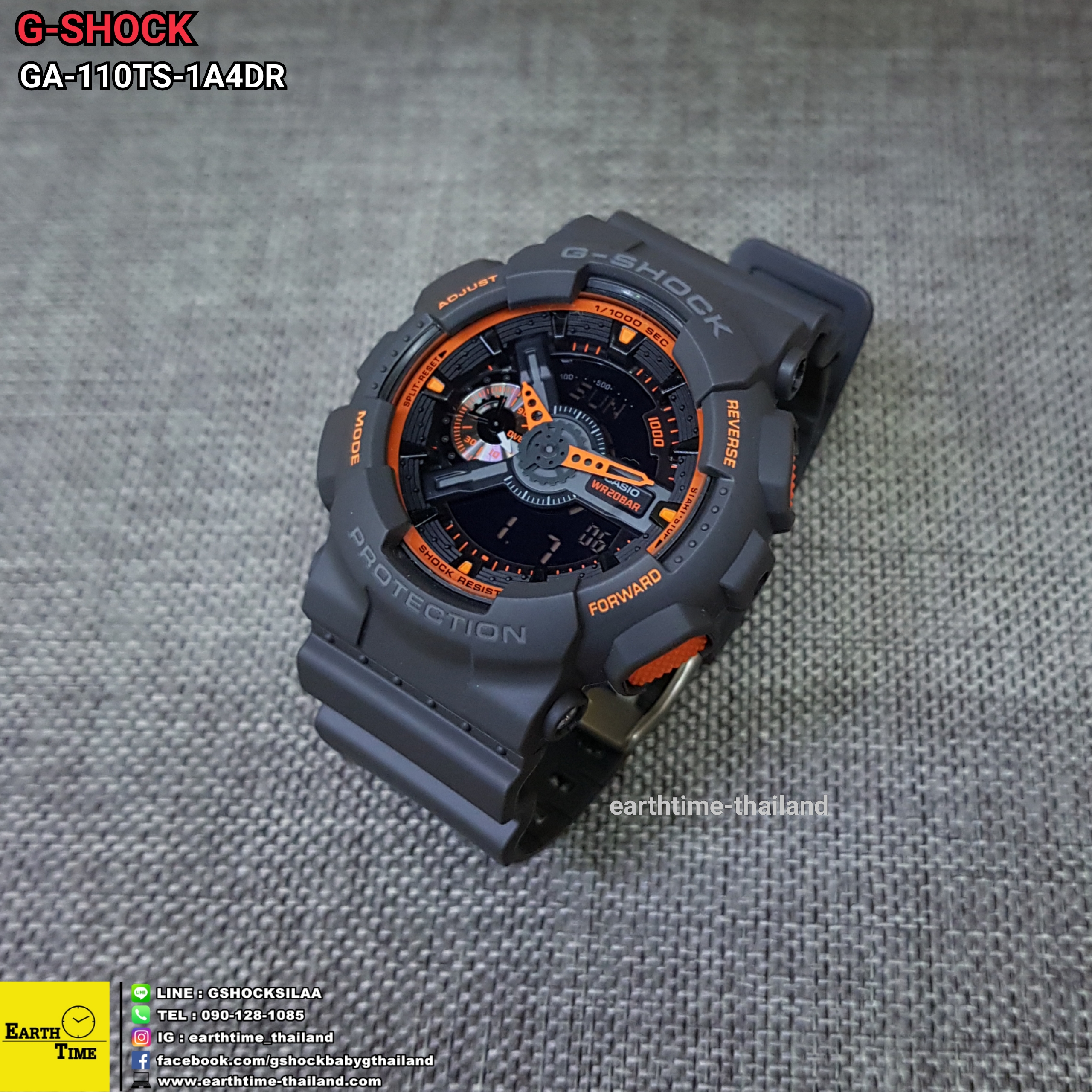 G-Shock ของใหม่แท้100% รับประกัน 1 ปี GA-110TS-1A4DR