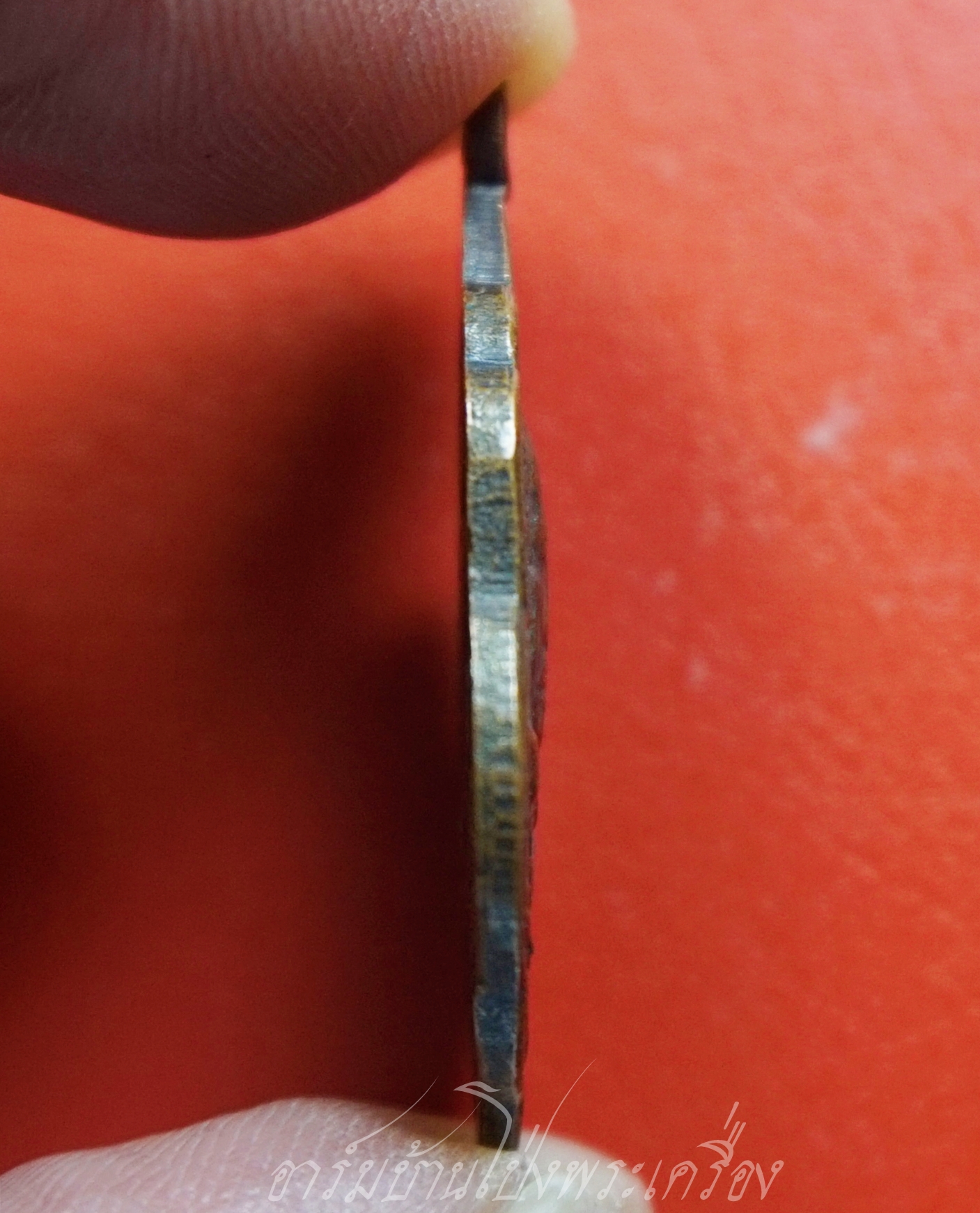 หลวงพ่อแกละ วัดประชุมพลแสน บล๊อกธรรมดา รุ่นแรก เนื้อทองแดงรมดำ(องค์ที่3)