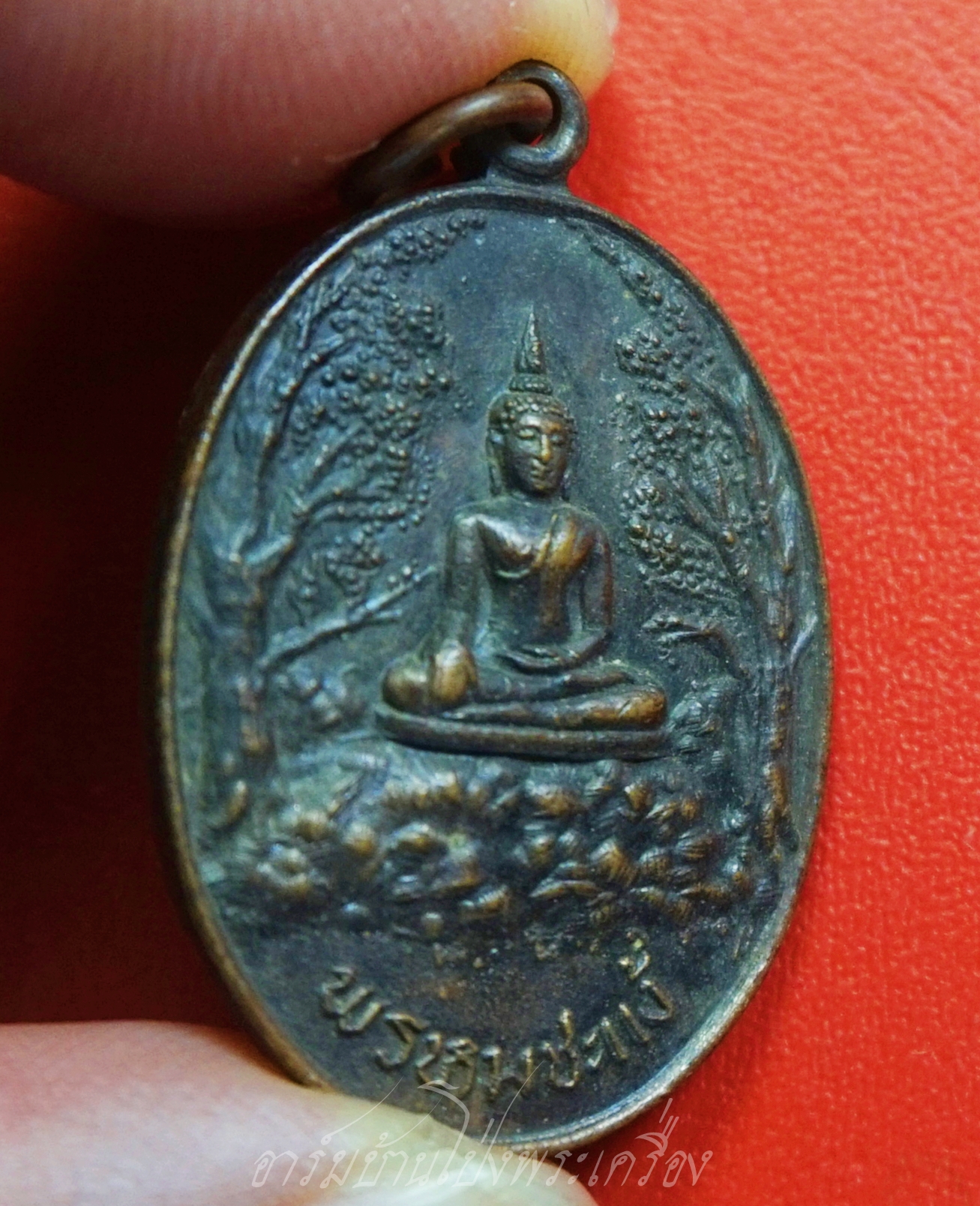 พรหมชะแง้ วัดเขาพรหมชะแง้ จ.เพชรบุรี ปี๒๕๒๑ เนื้อทองแดงรมดำ(องค์ที่1)