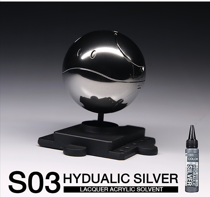 (RS-Raditz) Chrome Series S03 Hydraulic Silver 35ml