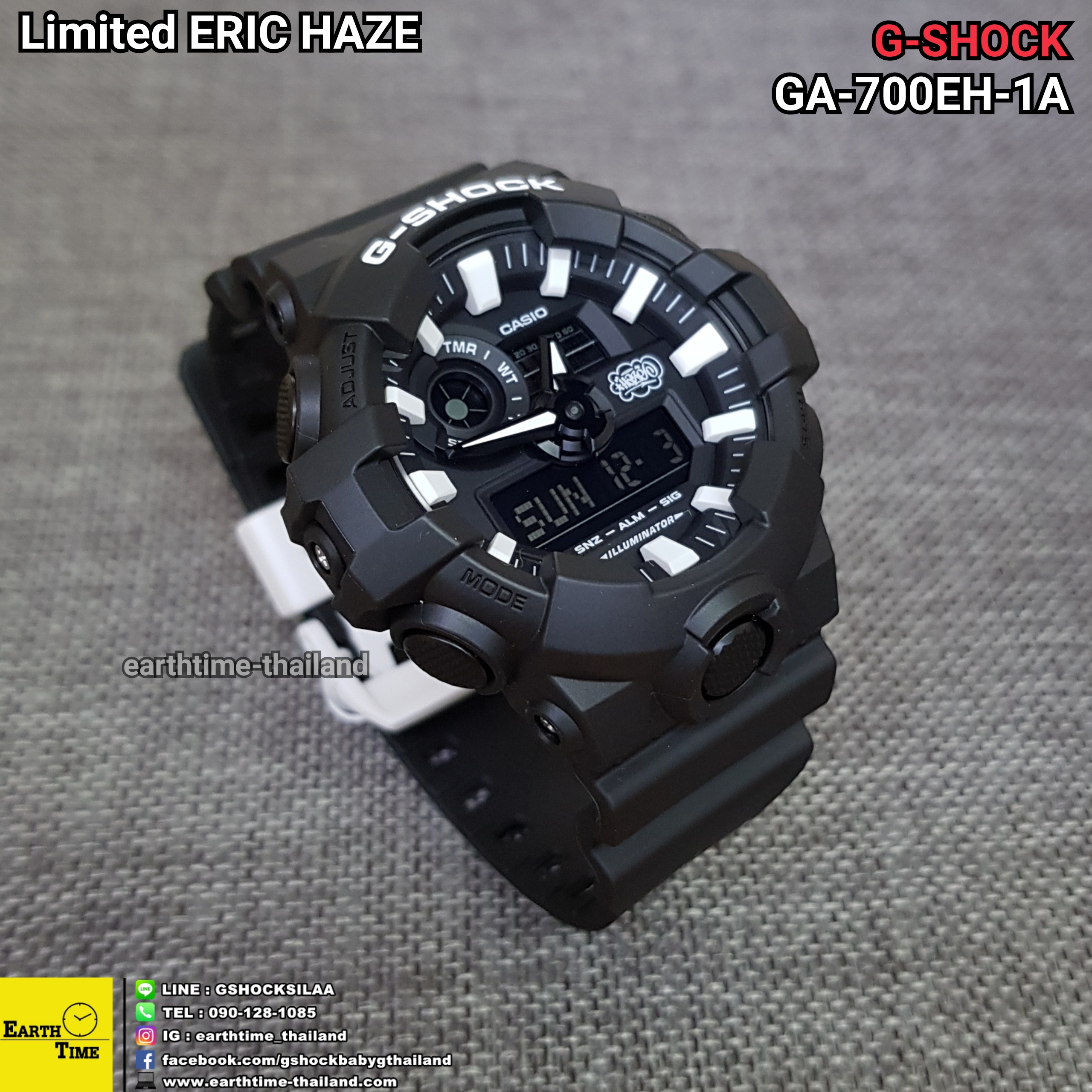 G-Shock Limited 35th ERIC HAZE ของใหม่แท้100% รับประกัน 1 ปี รุ่น GA-700EH-1ADR