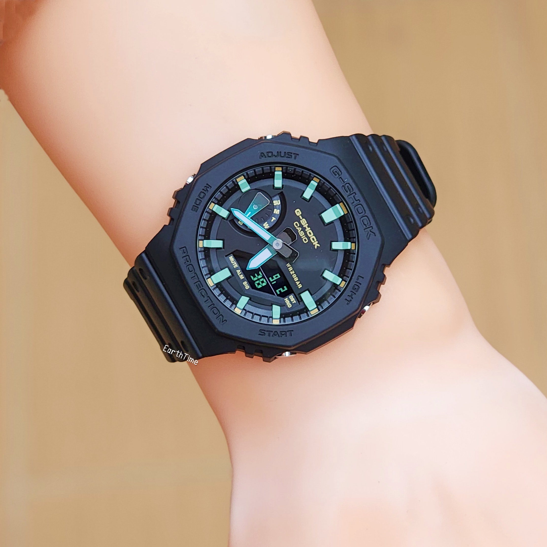 GA-2100RC-1A l Teal and Brown Rust Series l G-SHOCK