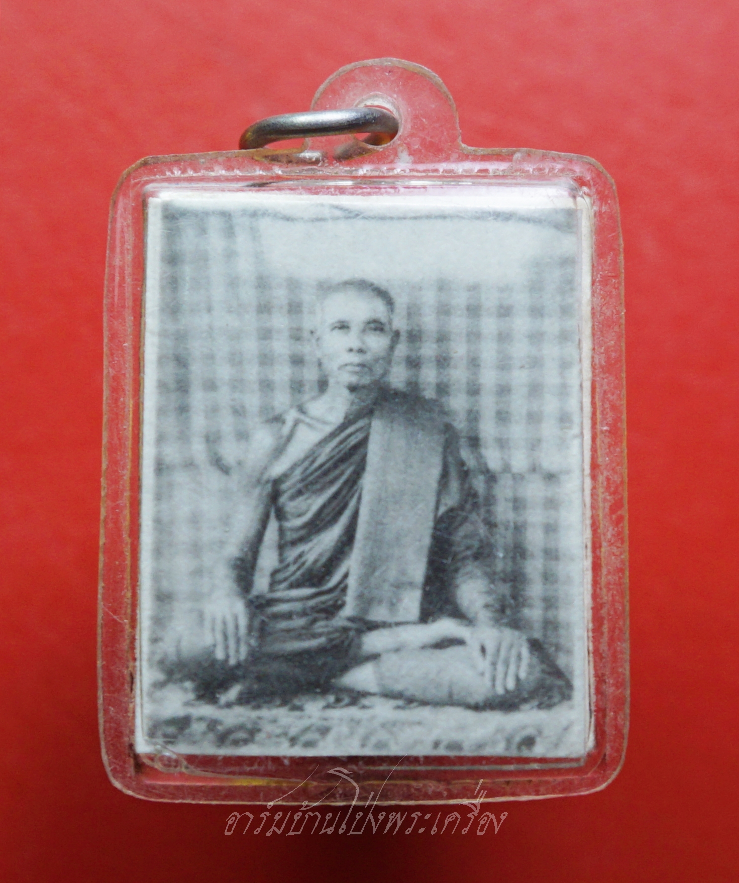 พระครูวรพรตธาดา(ลพ.นาค) วัดตาลปากลัด จ.ราชบุรี ปี๒๔๙๖ รูปถ่ายสองหน้า(องค์ที่1)