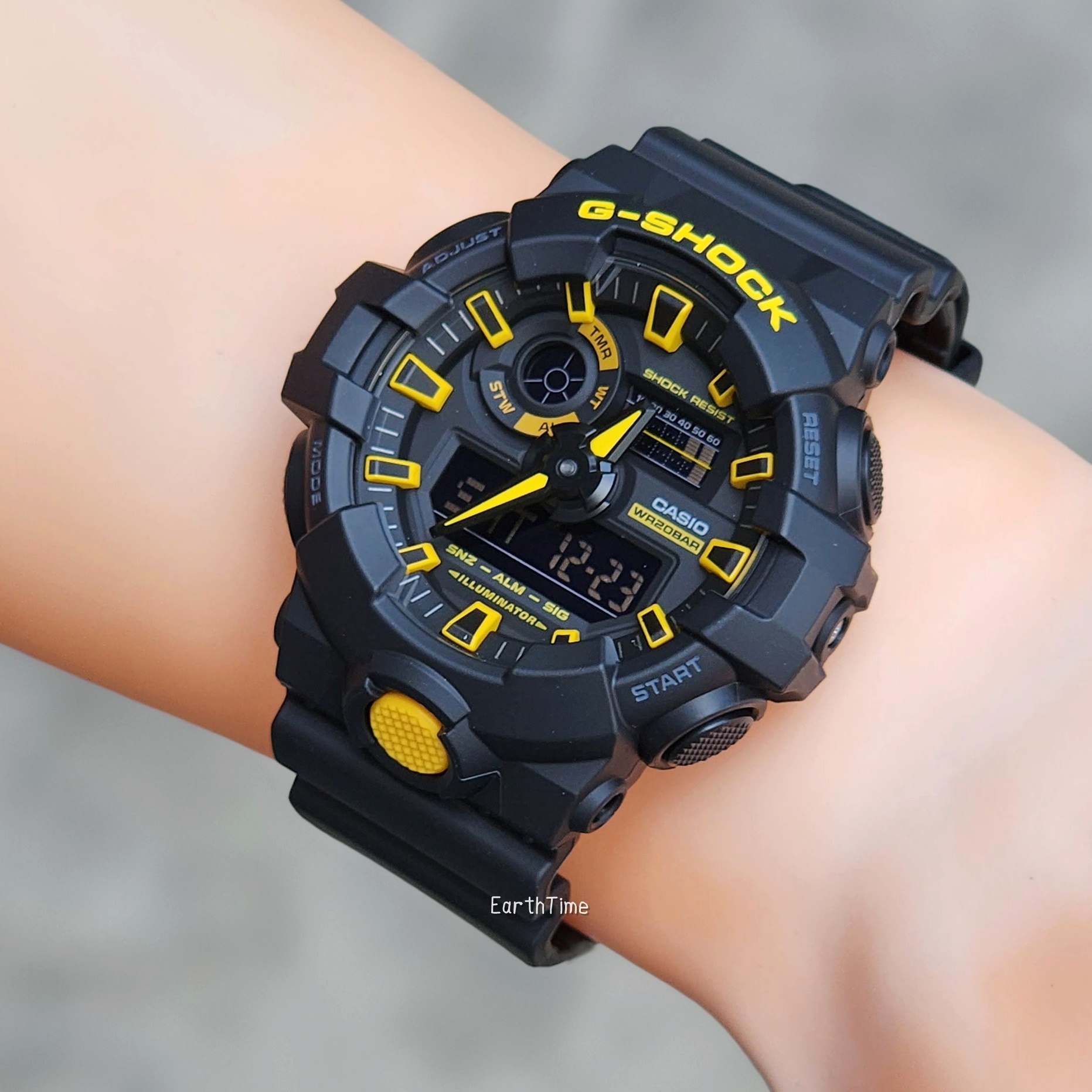 GA-700CY-1A l Caution Yellow Series l G-Shock