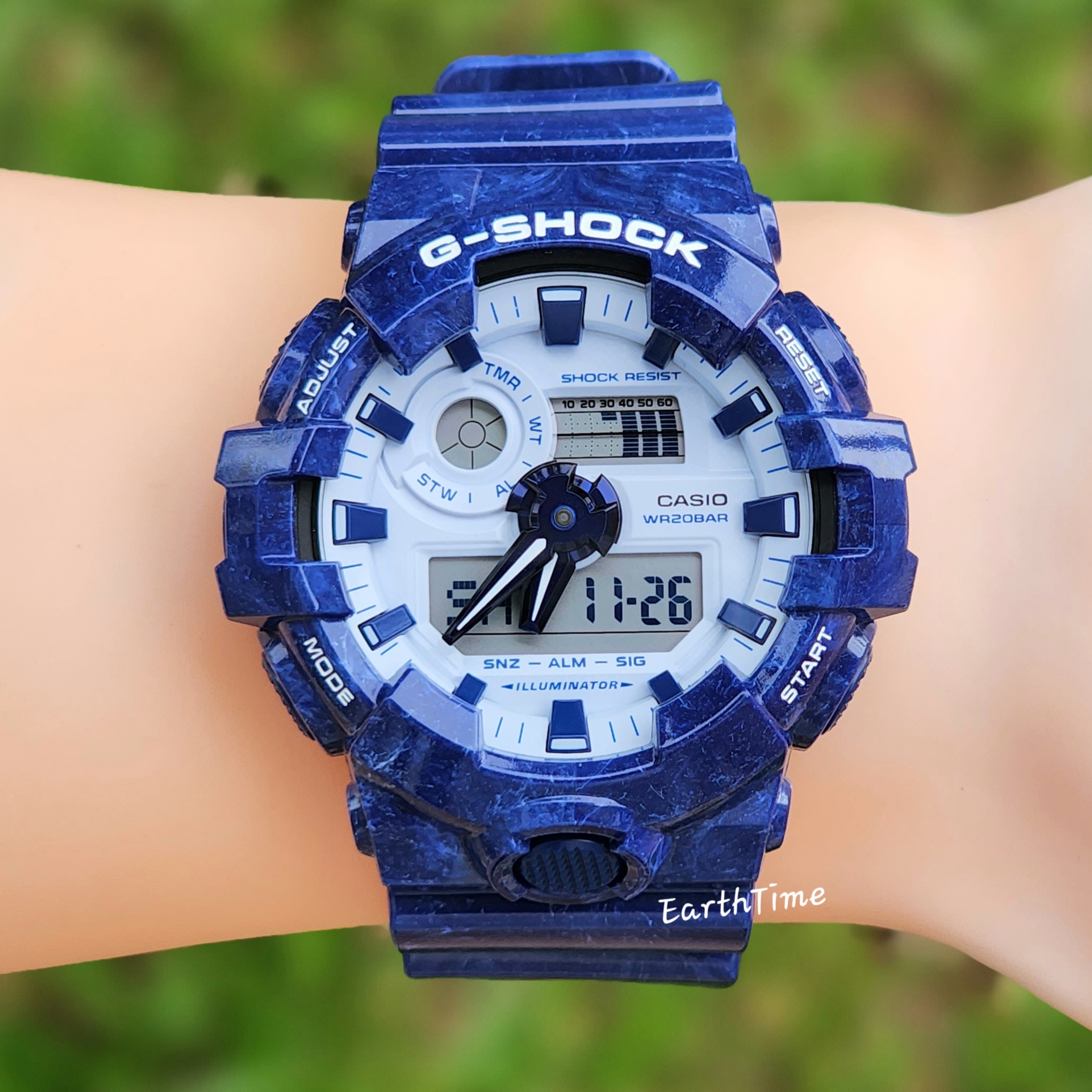 GA-700BWP-2A l Blue and White Porcelain G-Shock Series l G-SHOCK