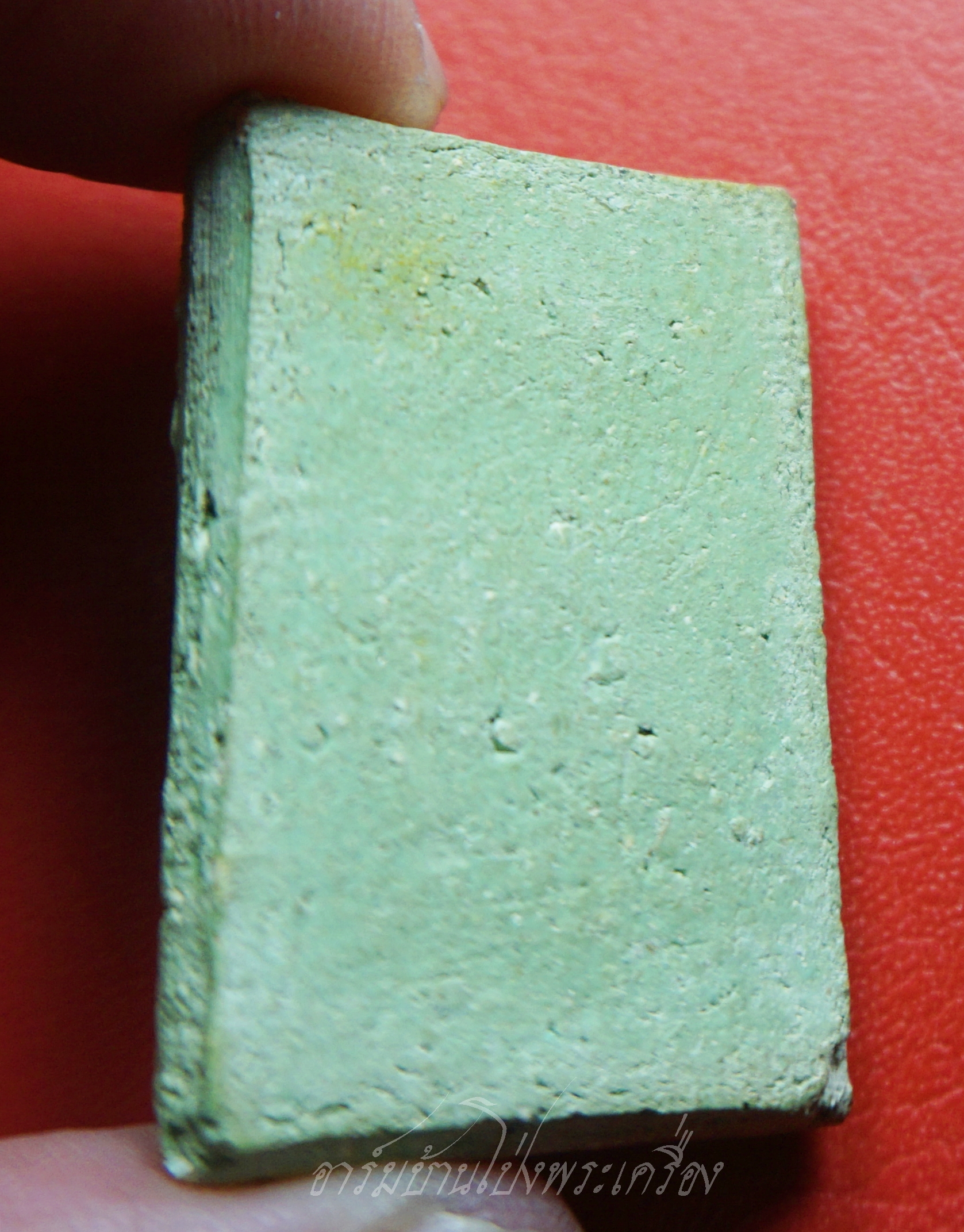 พระแก้วมรกต วัดบ้านโป่ง ปี๒๕๐๙ พิมพ์สี่เหลี่ยม เนื้อเขียว(องค์ที่2)