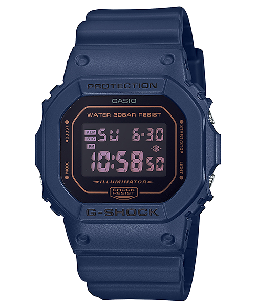 G-Shock Matte Black & Blue ของใหม่แท้100% รับประกัน 1 ปี DW-5600BBM-2DR