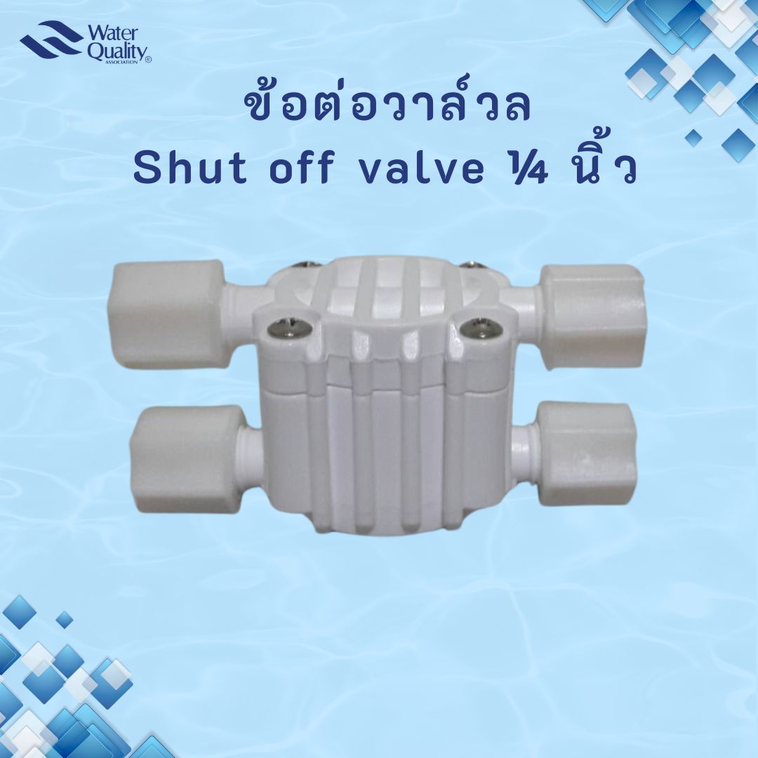 Shut off valve 1/4"