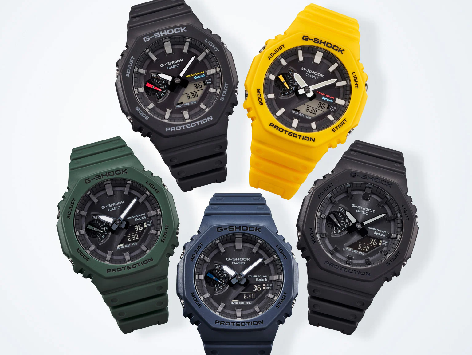 GA-B2100-3A l G-Shock l Tough Solar and Bluetooth l ของใหม่แท้100%