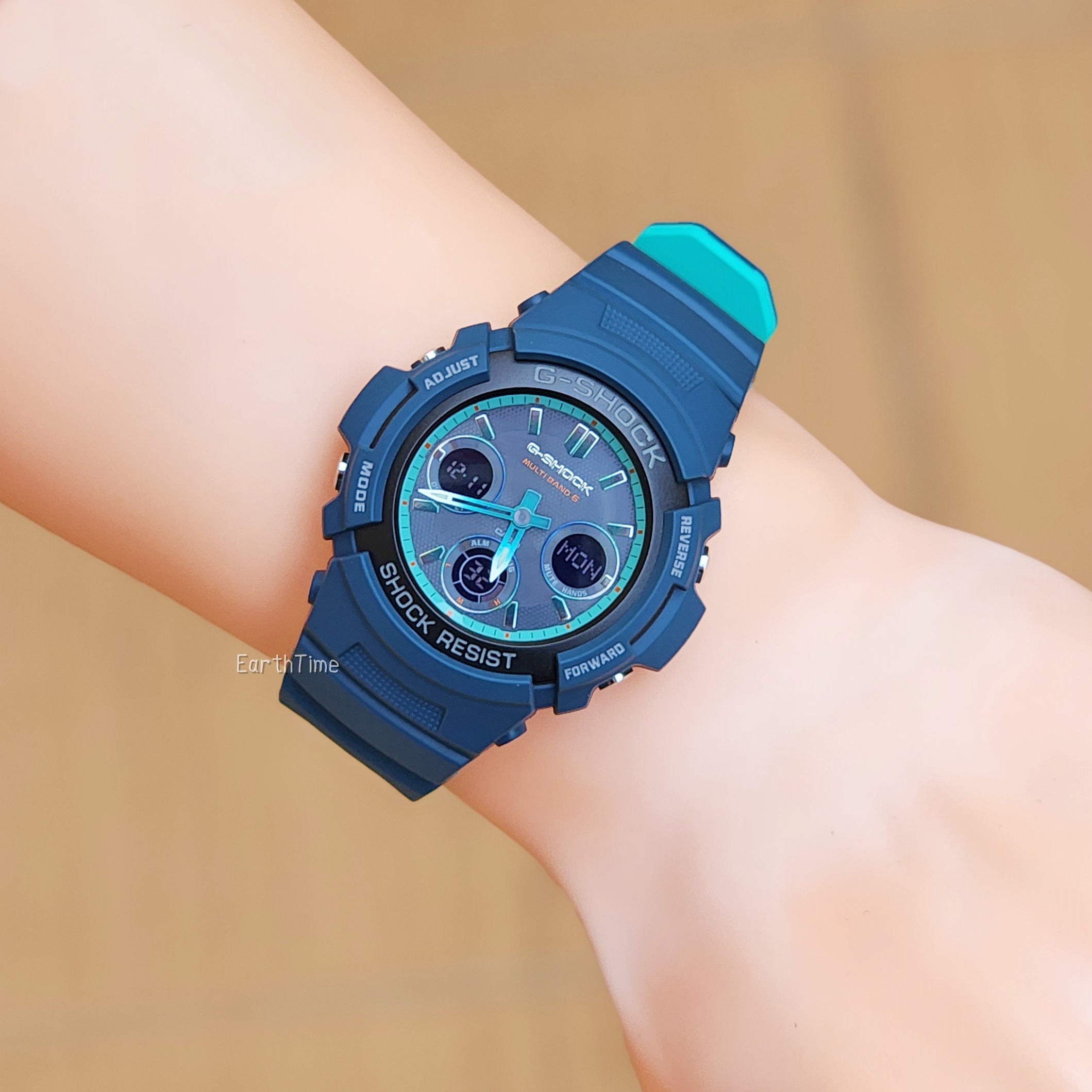 G-Shock ของใหม่แท้100% รับประกัน 1 ปี รุ่น AWG-M100SCC-2ADR