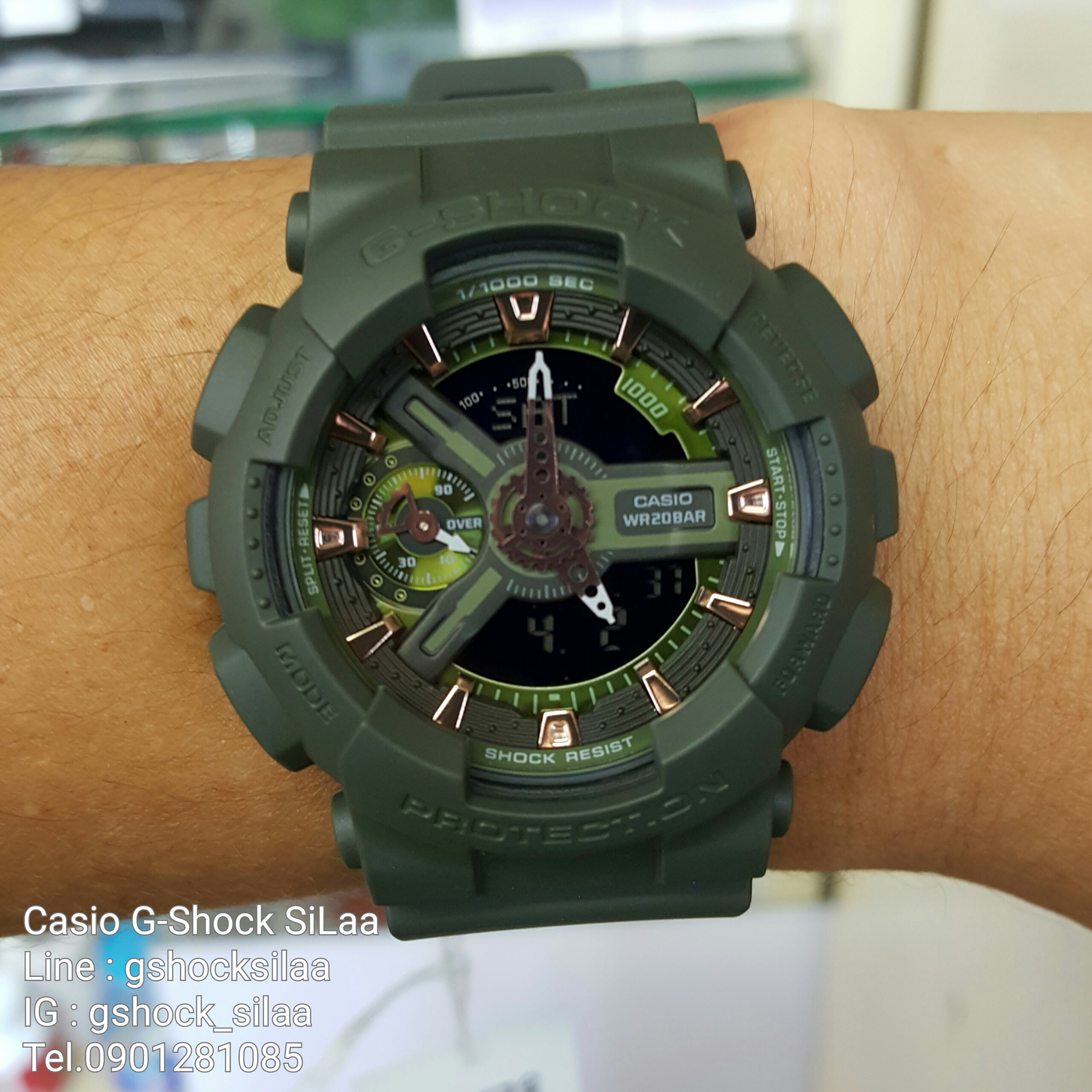 G-ShockMini ของใหม่แท้100% รับประกัน 1 ปี GMA-S110CM-3ADR