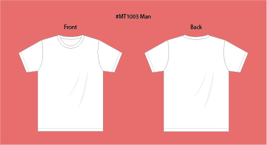 แพทเทิร์นเสื้อคอกลมผู้ชาย (T- Shirt Pattern ,Man)
